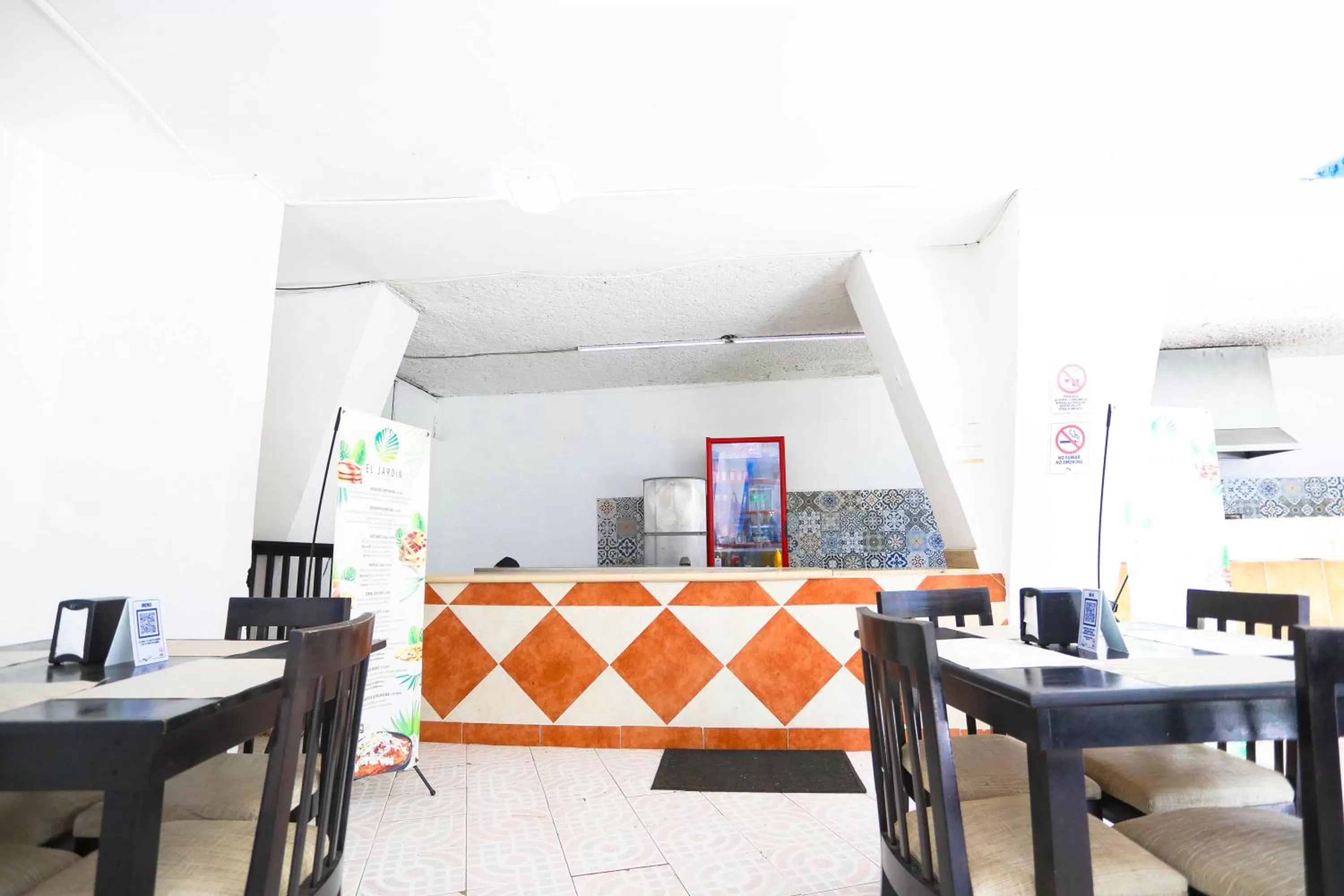 Dining area in Hotel Caribe Internacional Cancun