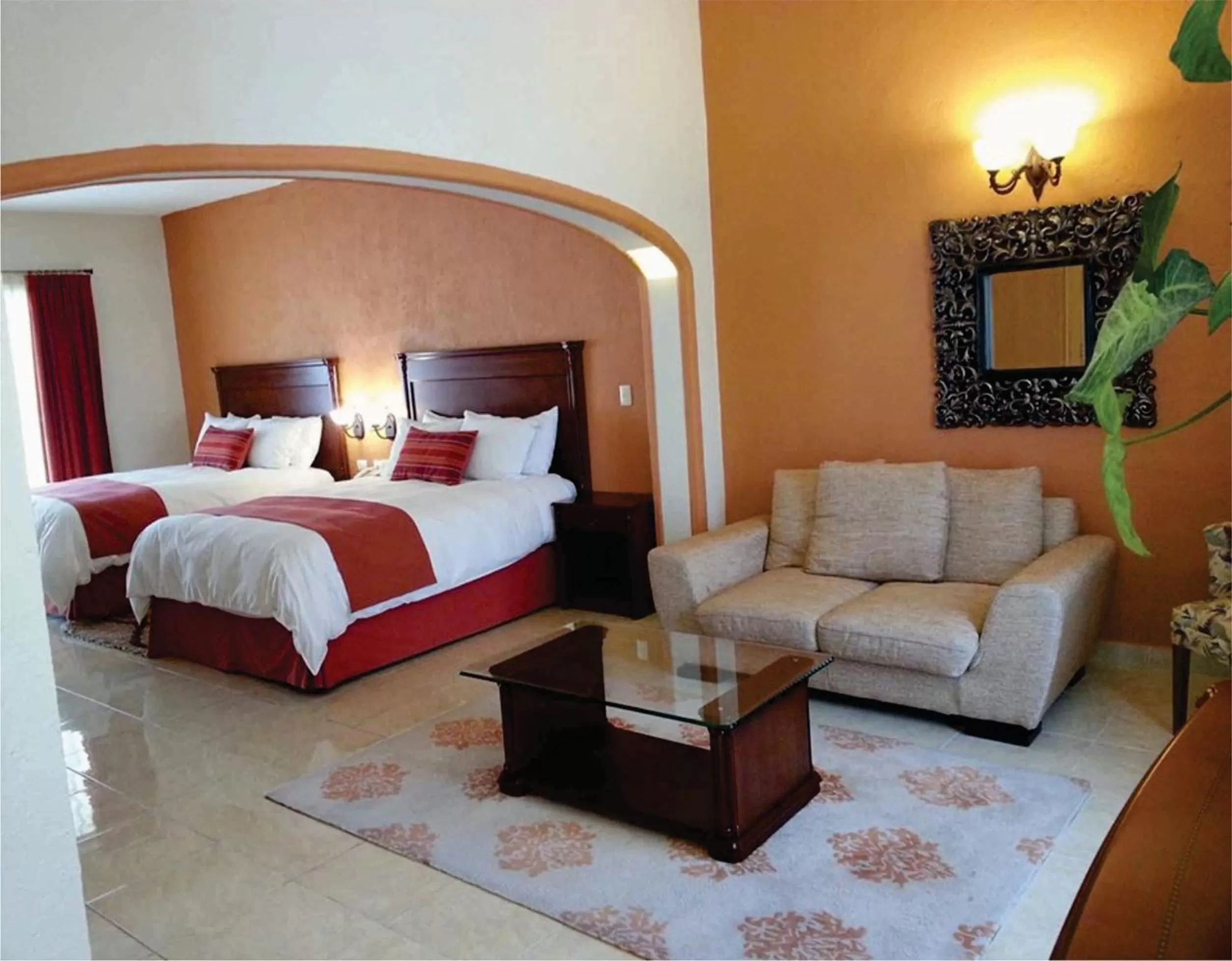 Living room, Bed in Hotel Boutique La Granja