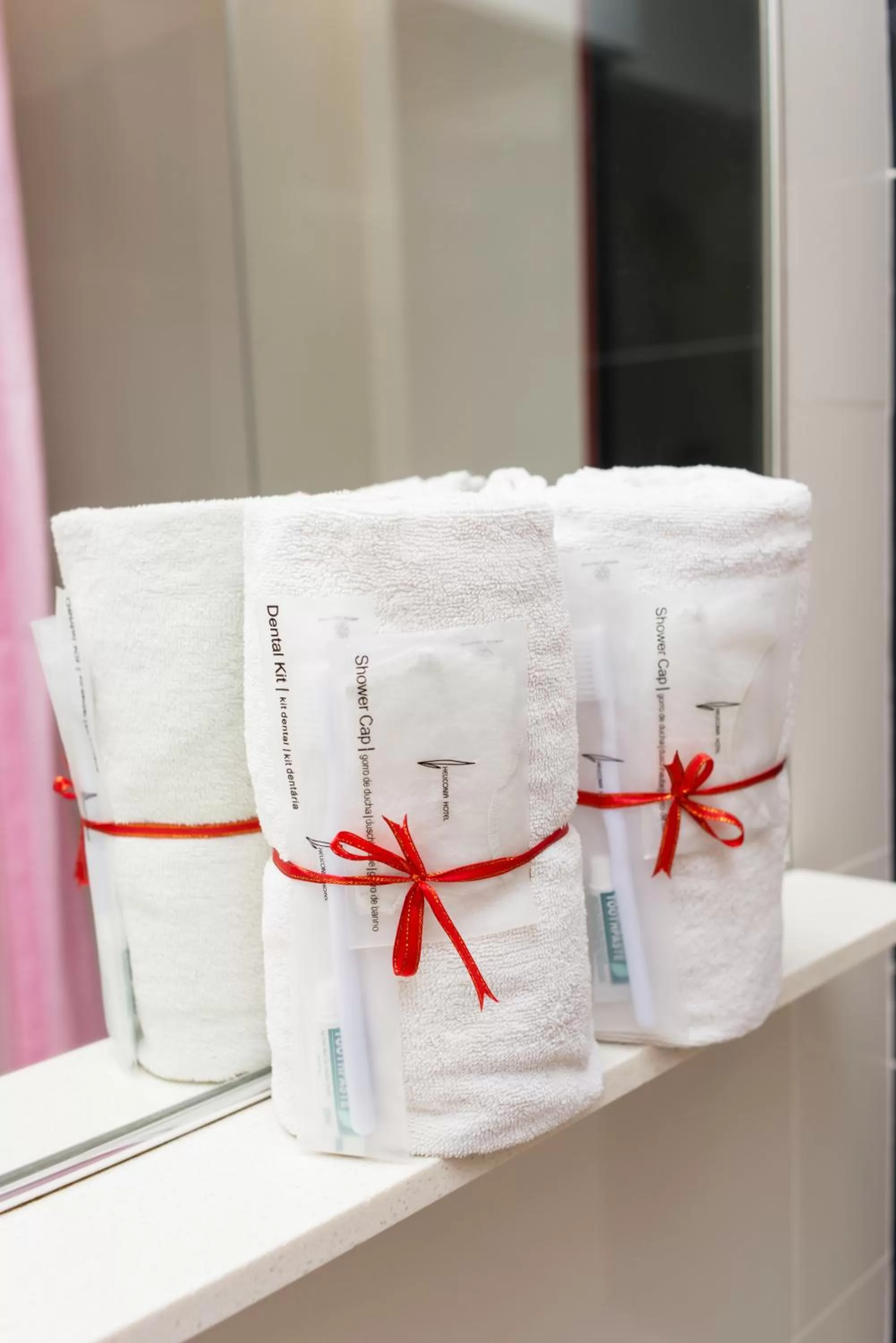 Bathroom in HelicoNia Hotel