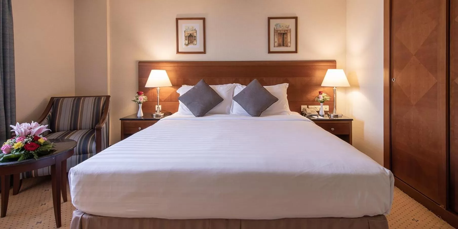 Photo of the whole room, Bed in Crowne Plaza Riyadh Palace by IHG