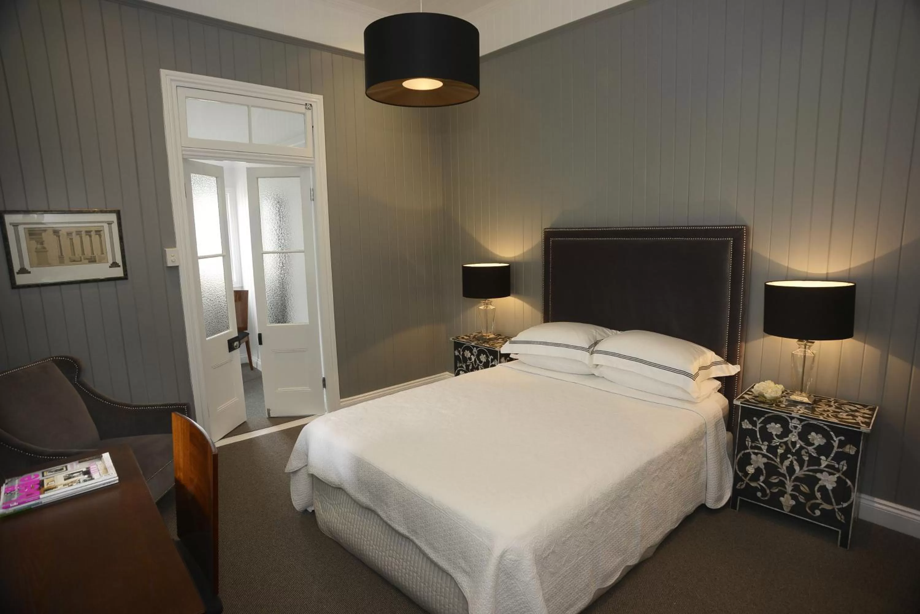 Bedroom, Bed in Heal House