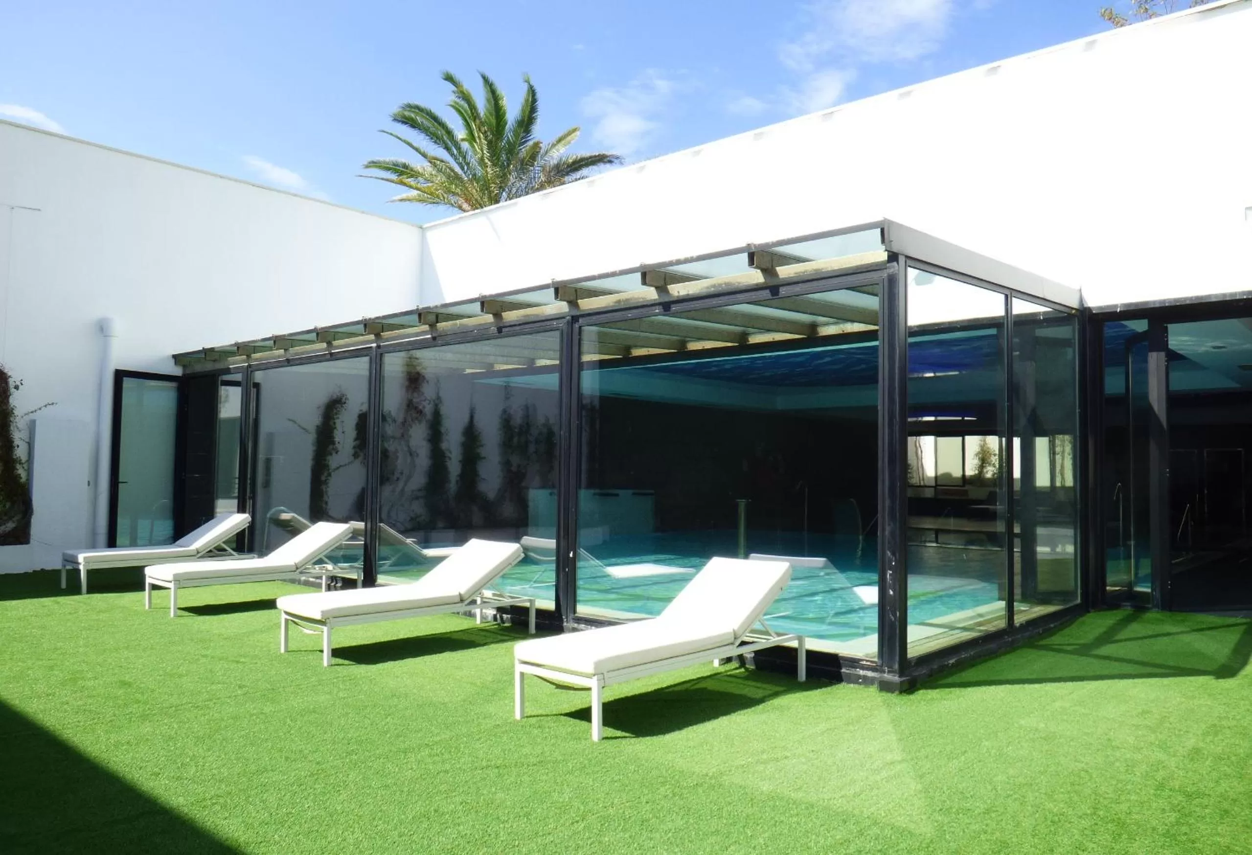 Patio in Hotel & Thalasso Villa Antilla - Habitaciones con Terraza - Thalasso incluida