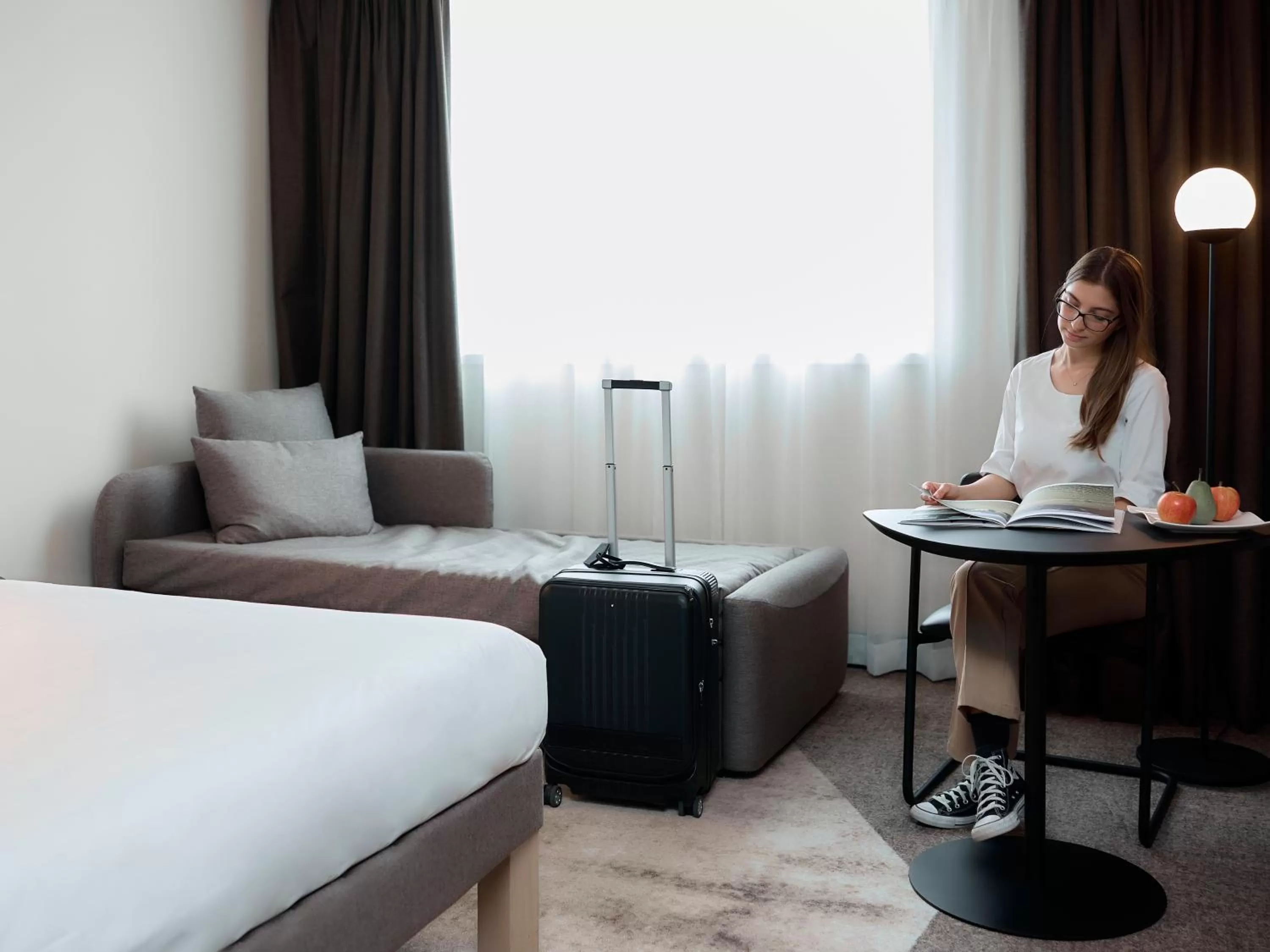 Photo of the whole room, Bed in Novotel Bern Expo