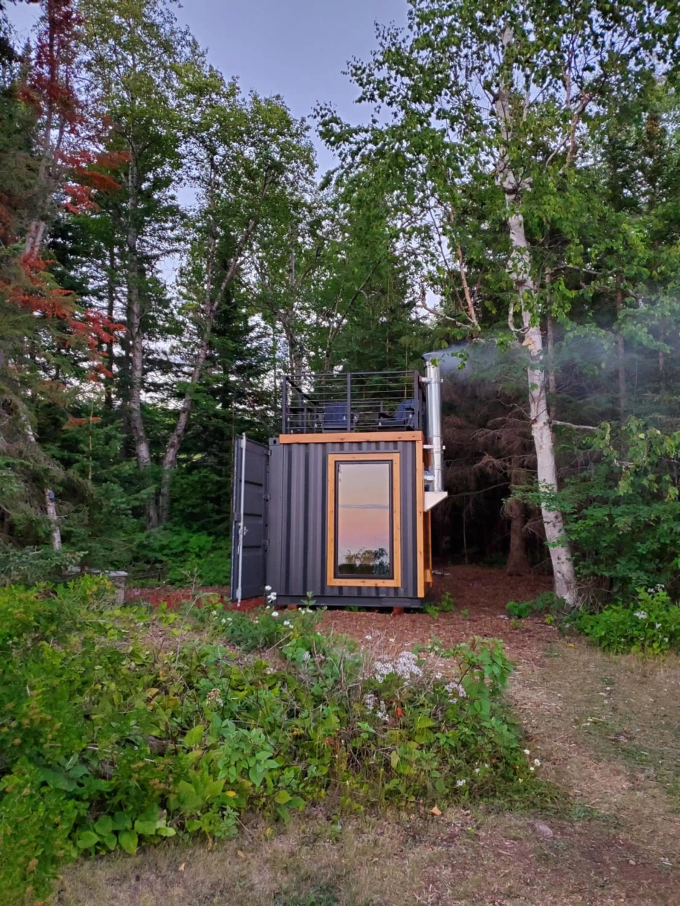 Sauna in Thomsonite Inn on Lake Superior