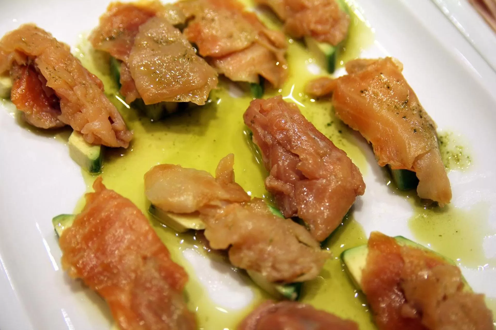 Food close-up in Hotel Conde Duque Bilbao