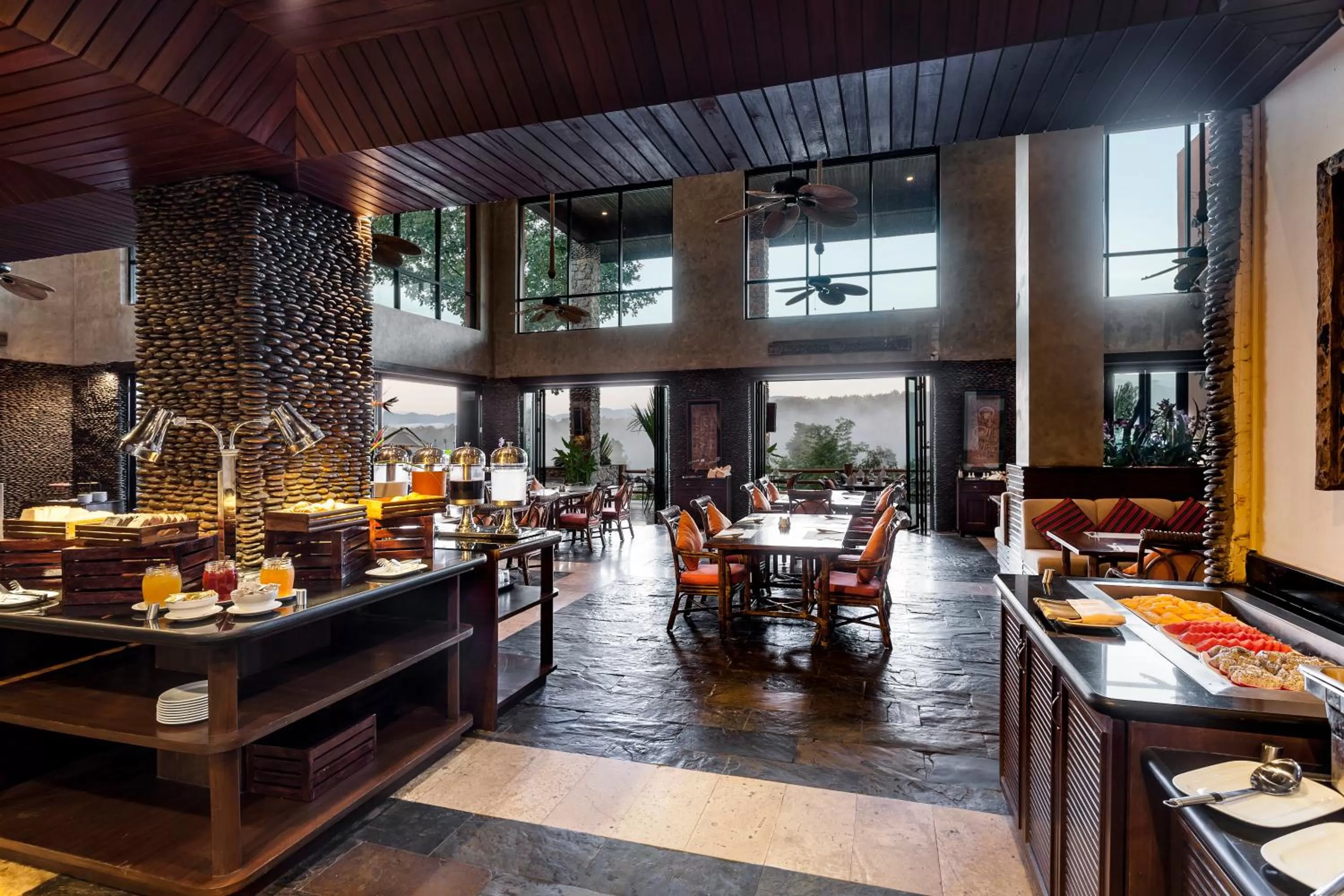 Buffet breakfast in Katiliya Mountain Resort And Spa