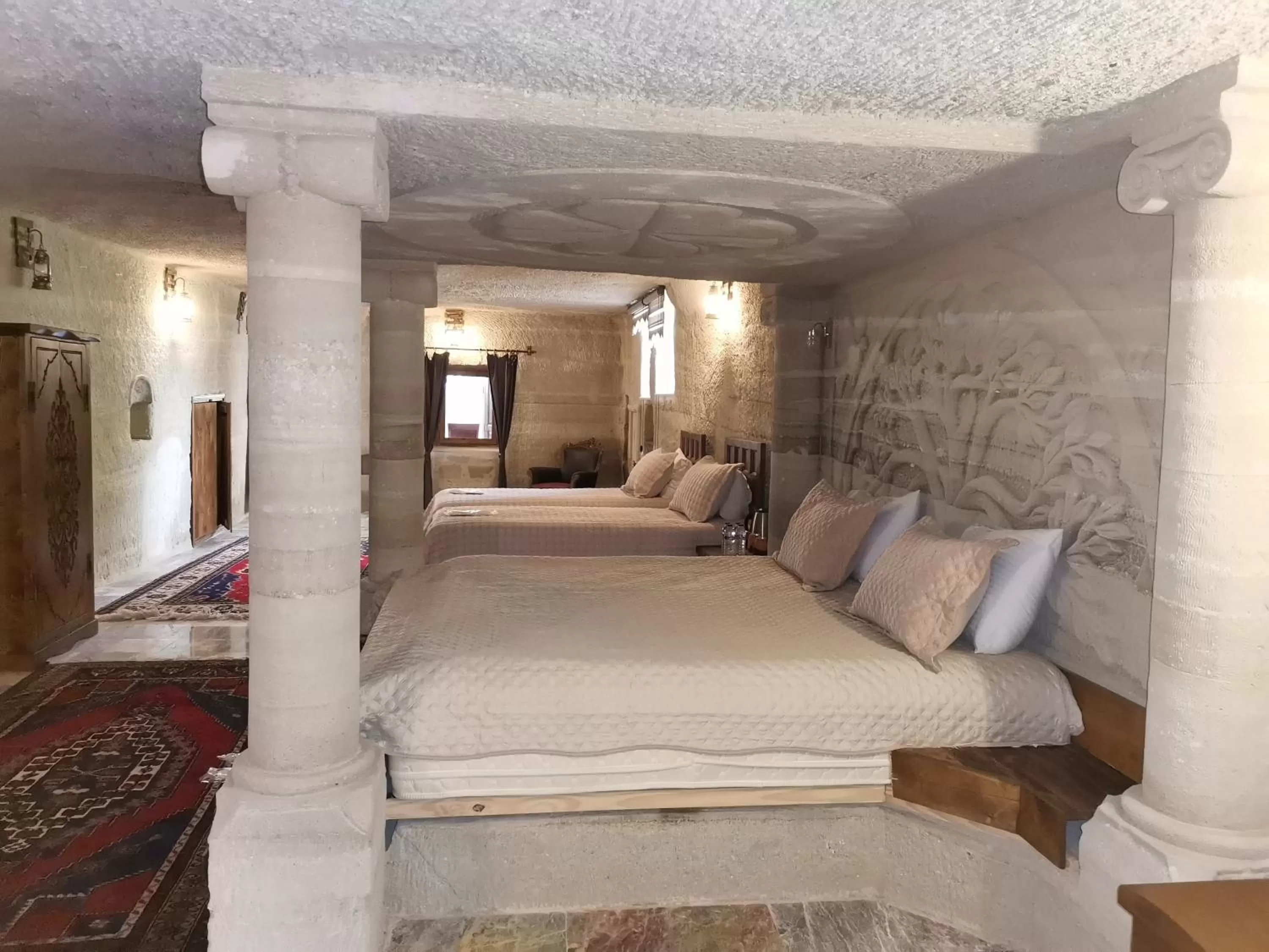 Bed in Lucky Cave Hotel Cappadocia