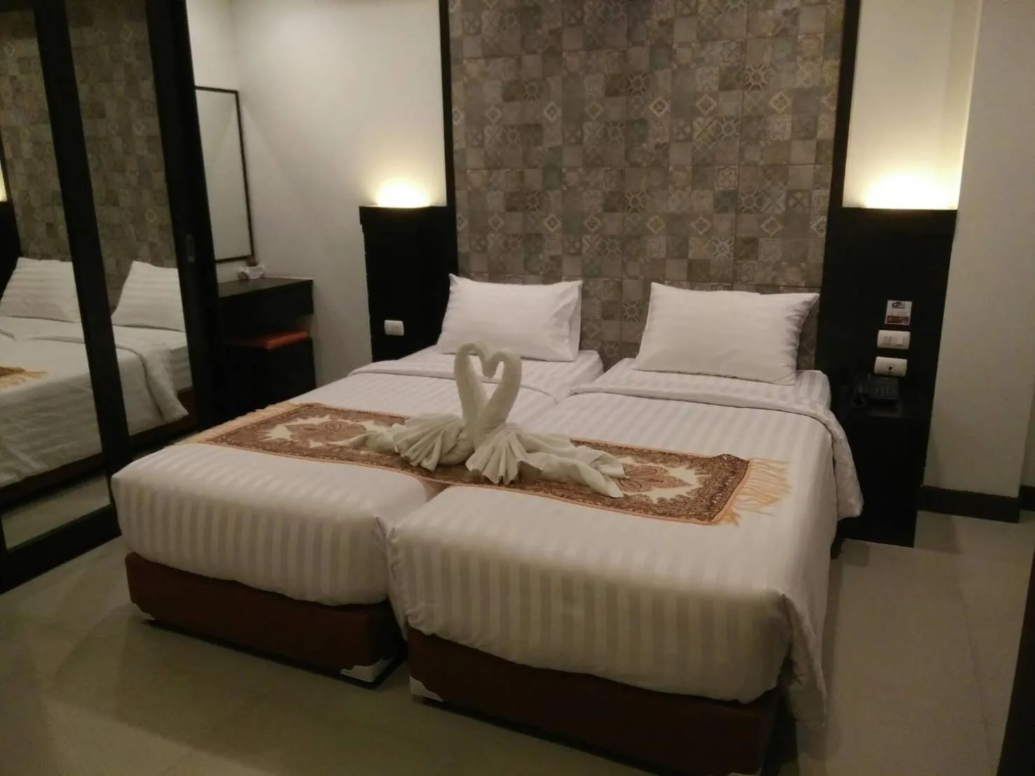 Bed in Serene Residence