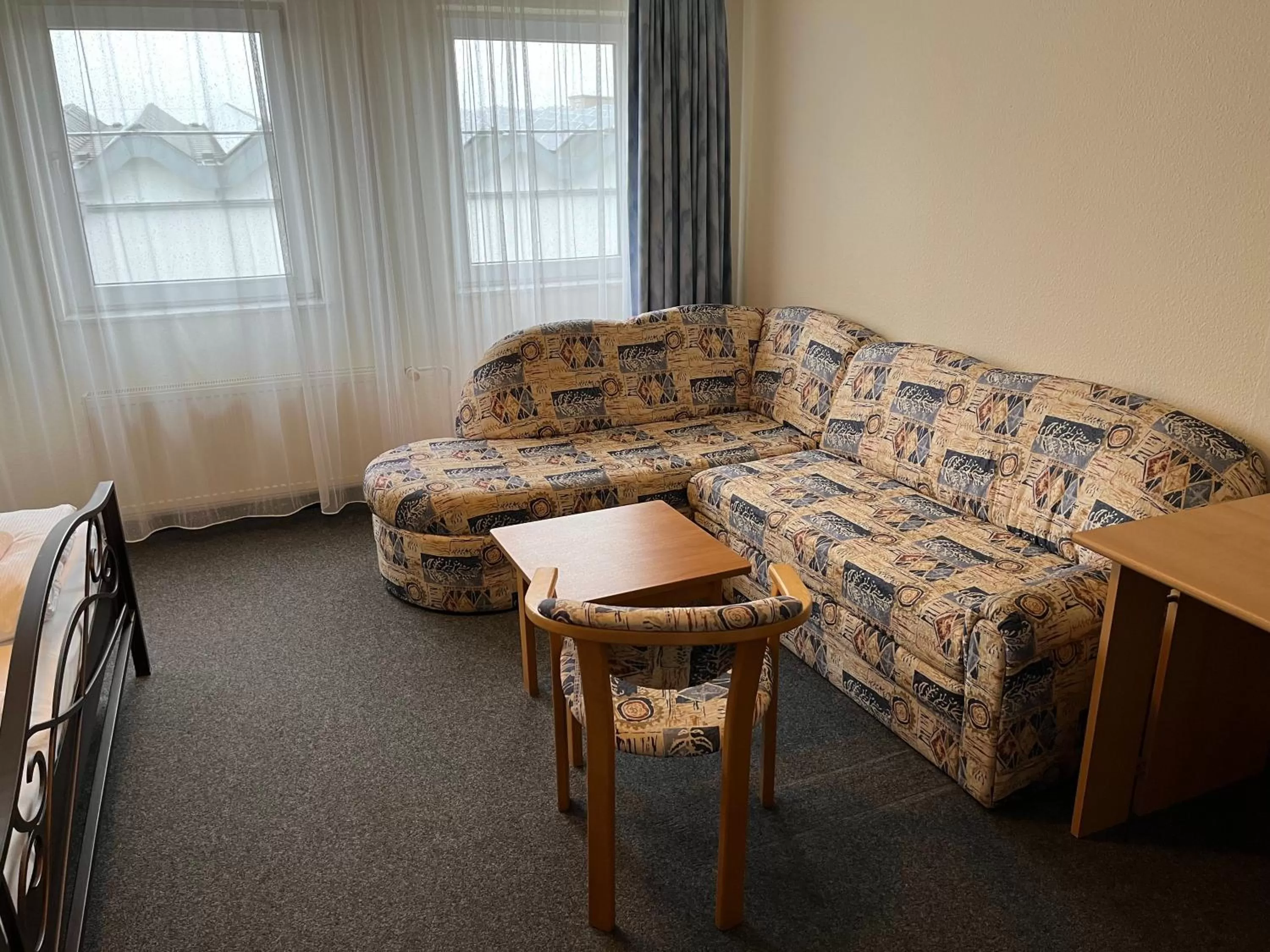 Seating area in astral'Inn Leipzig Hotel & Restaurant