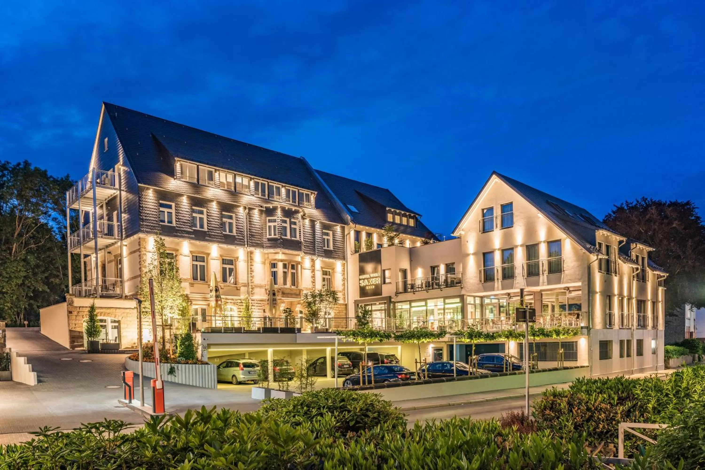 Property building in AKZENT Hotel Villa Saxer