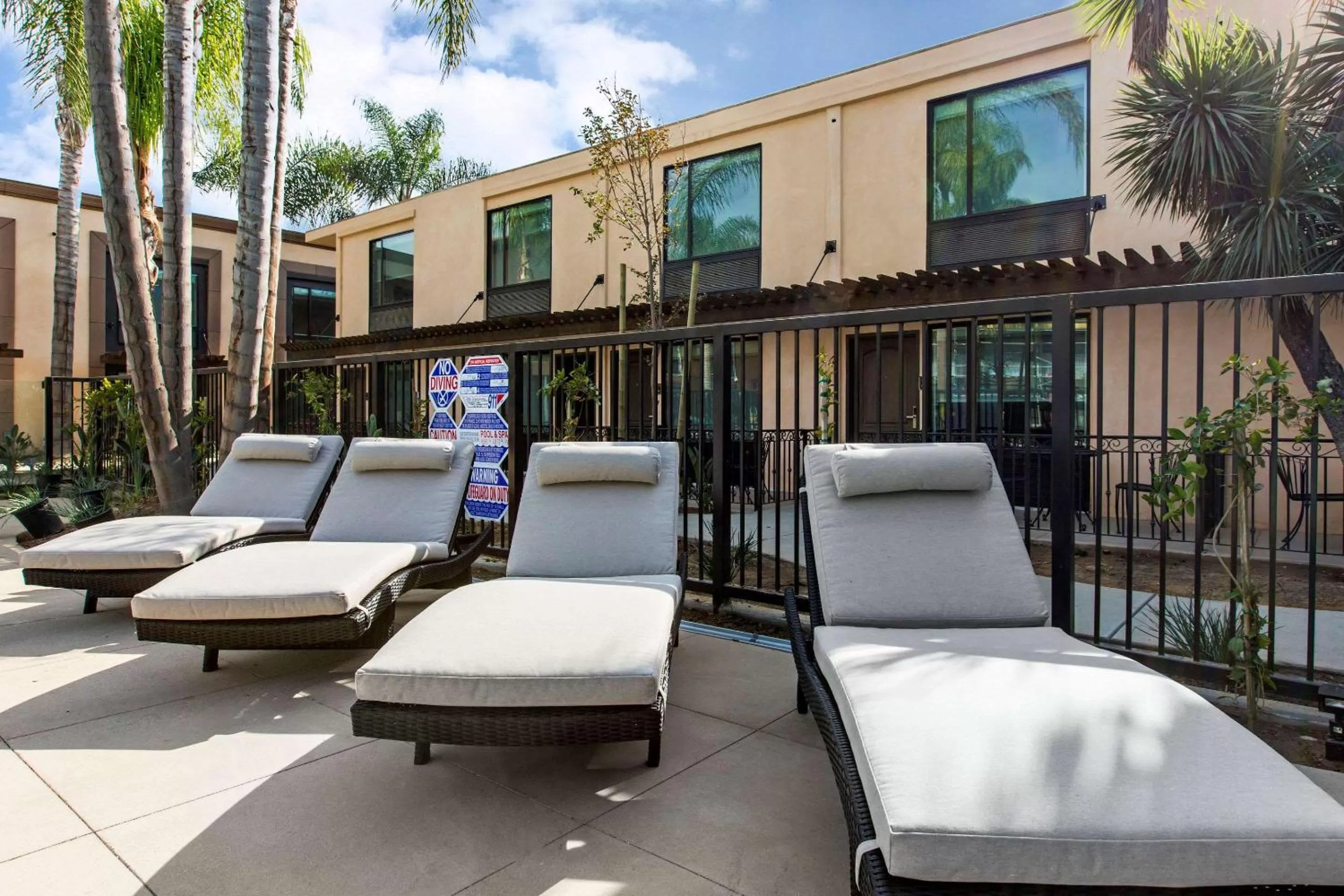 On site in The Cove Hotel