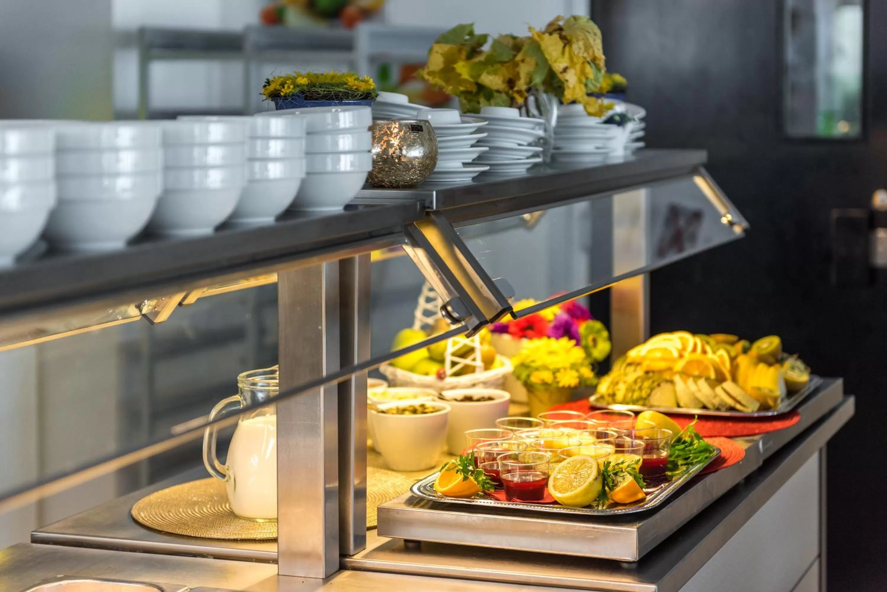 Buffet breakfast in Hotell Solhem Park