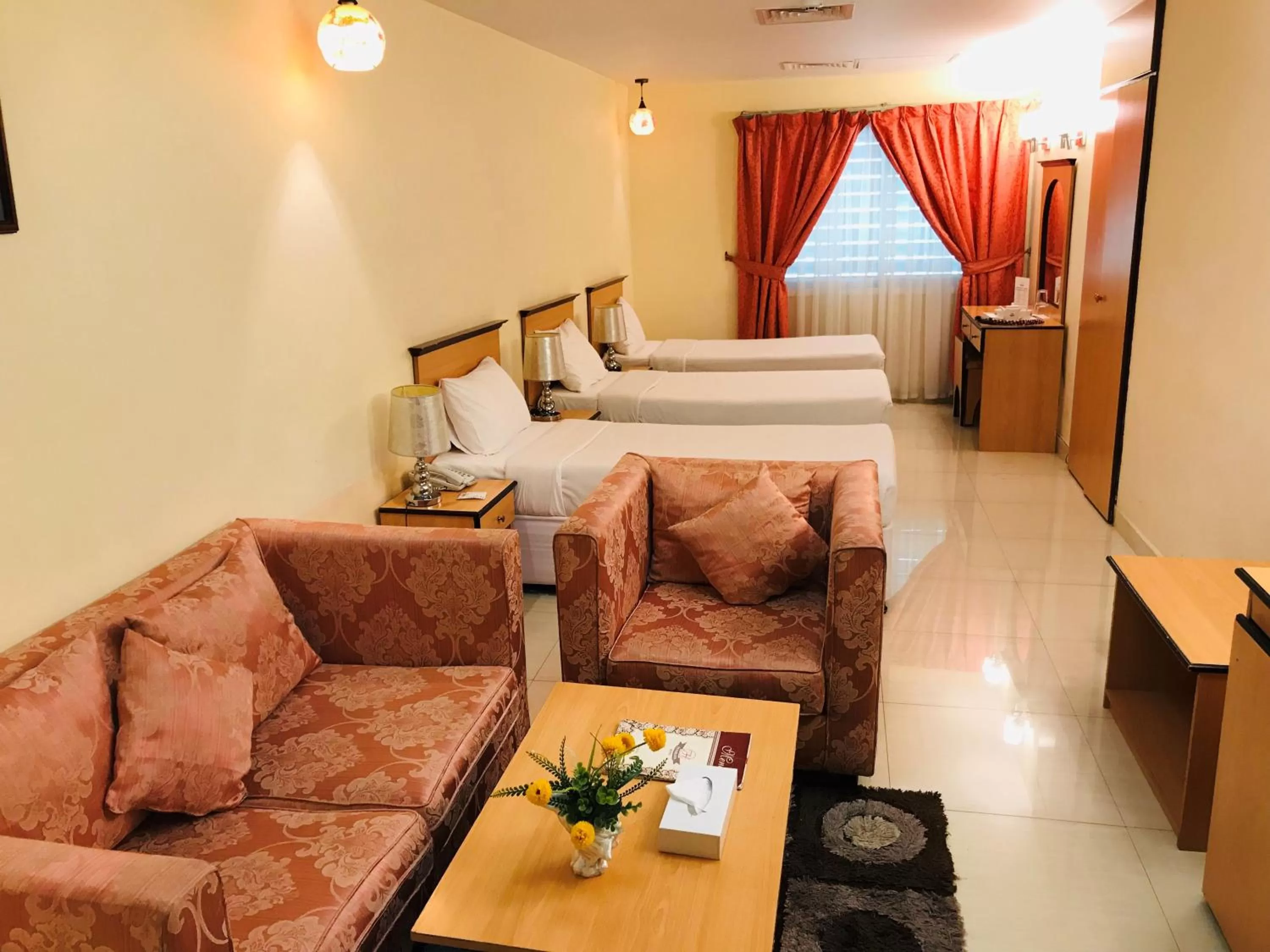 Bed in Panorama Hotel Deira