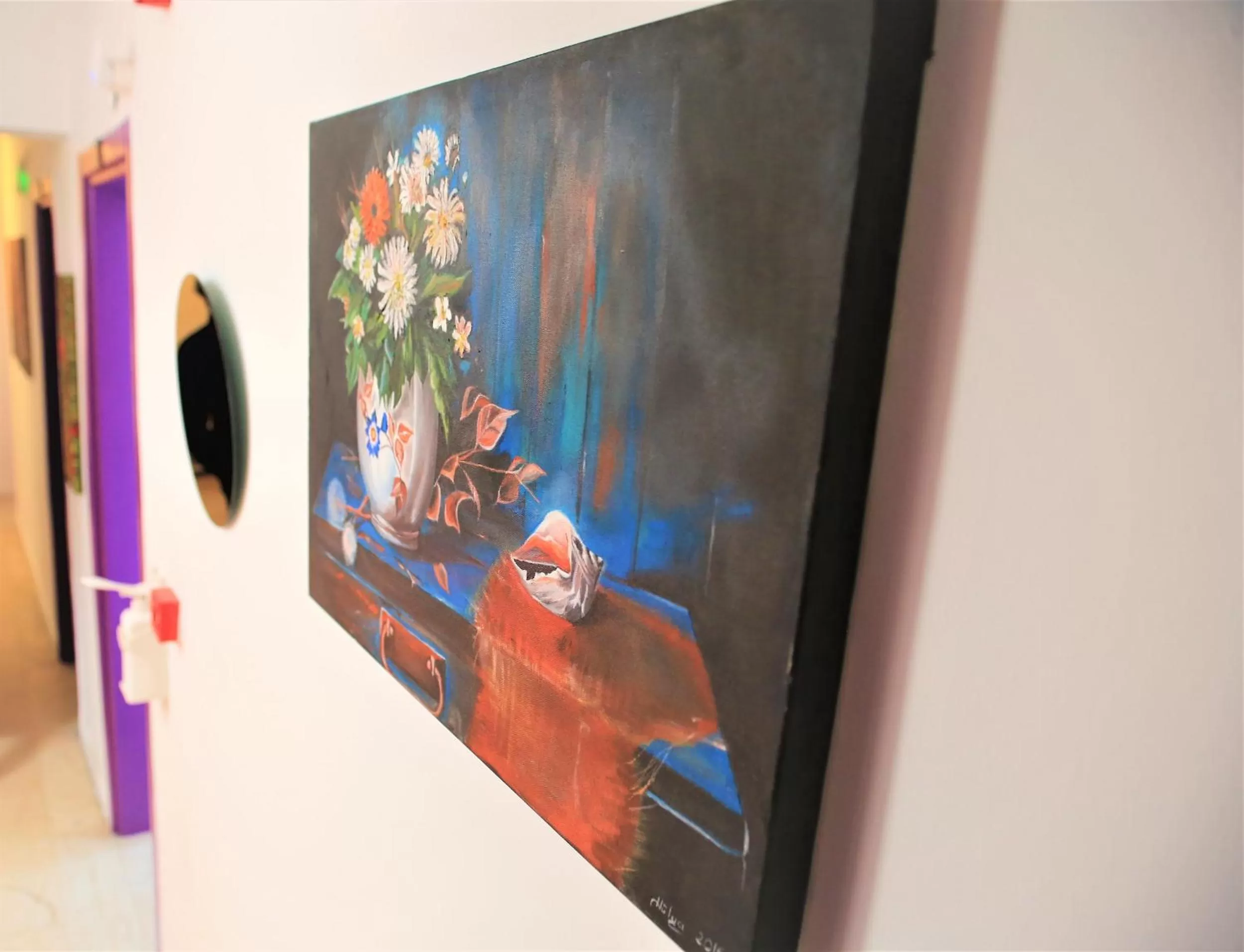 Decorative detail in Lavender Otel