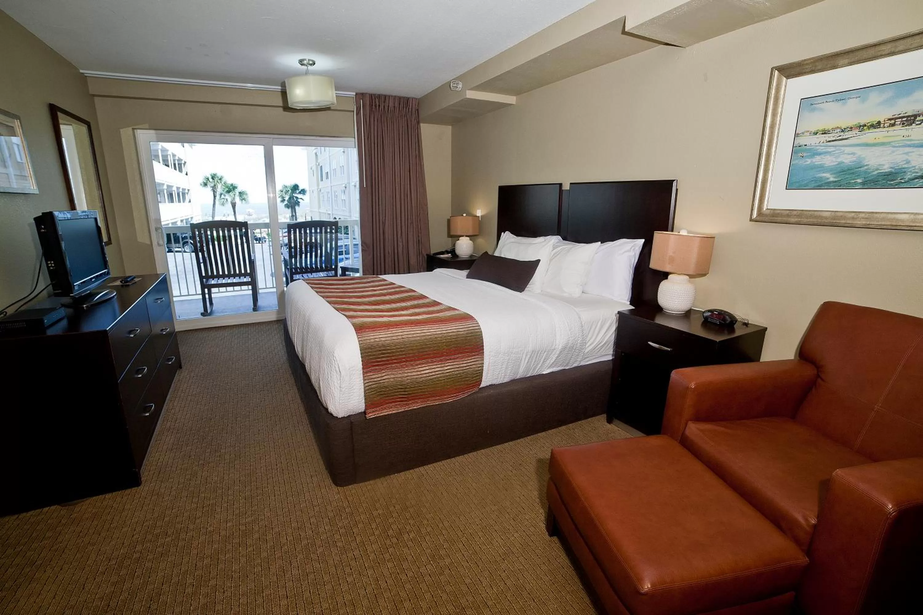 Photo of the whole room, Bed in DeSoto Beach Hotel