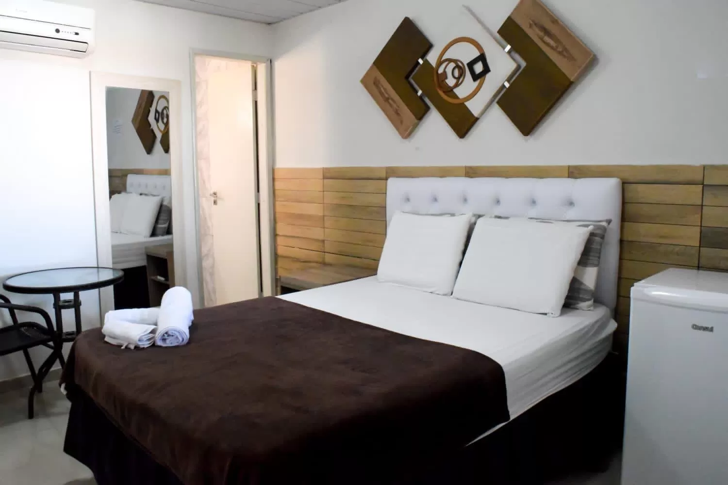 TV and multimedia, Bed in Pousada Das Palmeiras