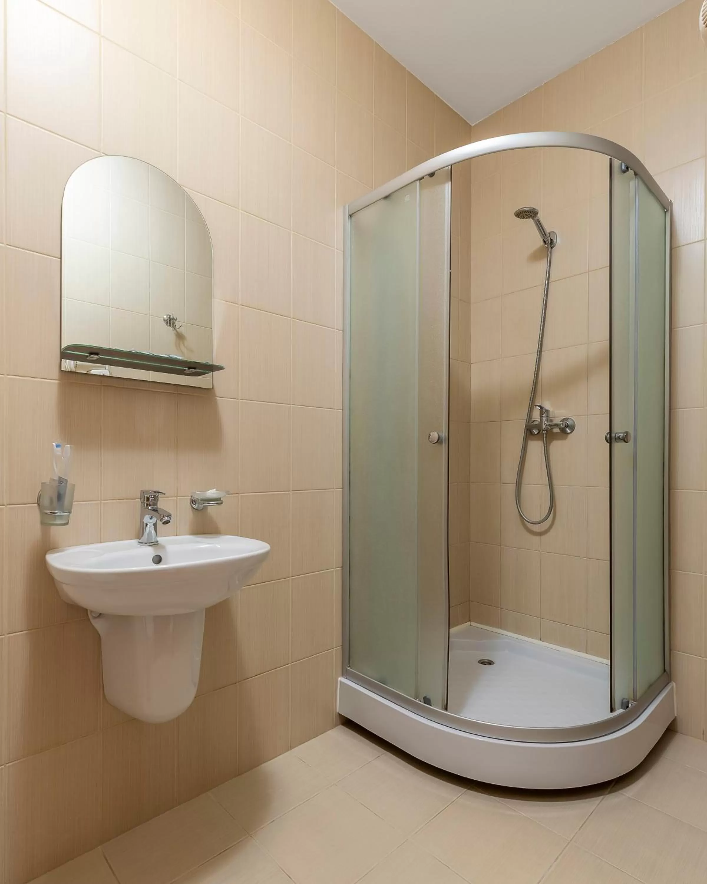 Shower, Bathroom in Гостиница Siesta Киев