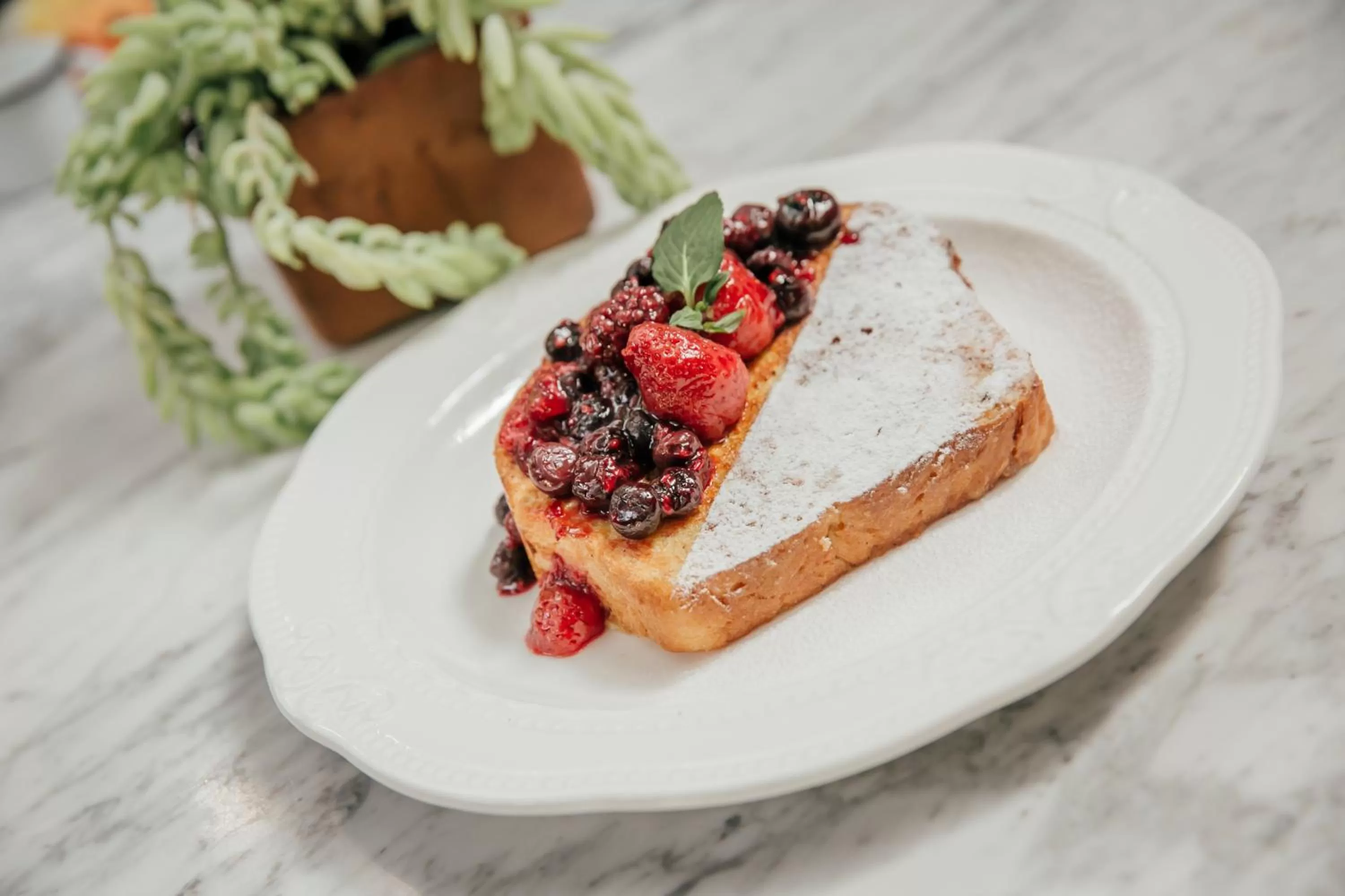 Breakfast in Orchid House Mexico City