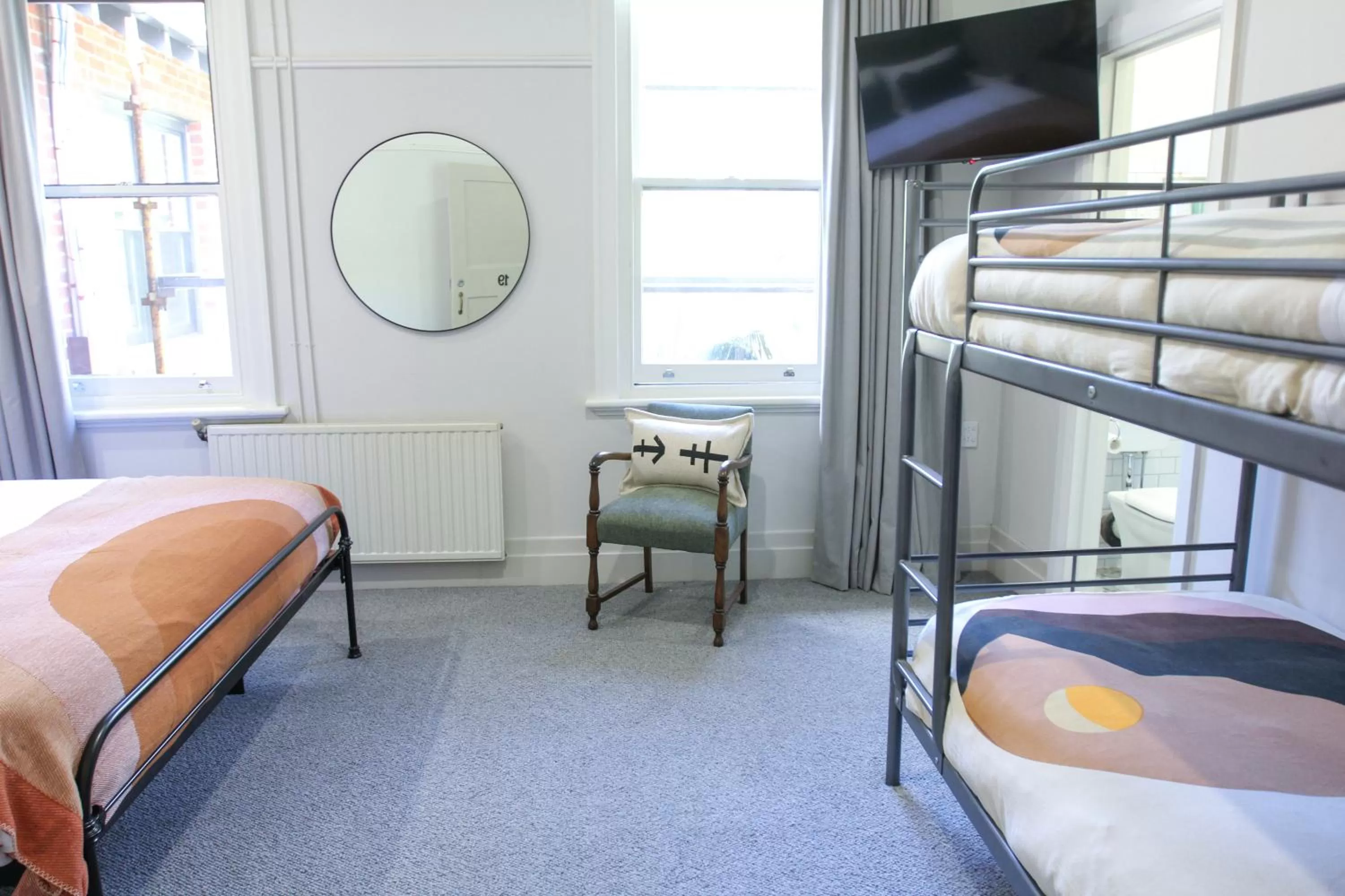 Bed in Alpine Hotel, Eat Drink Sleep