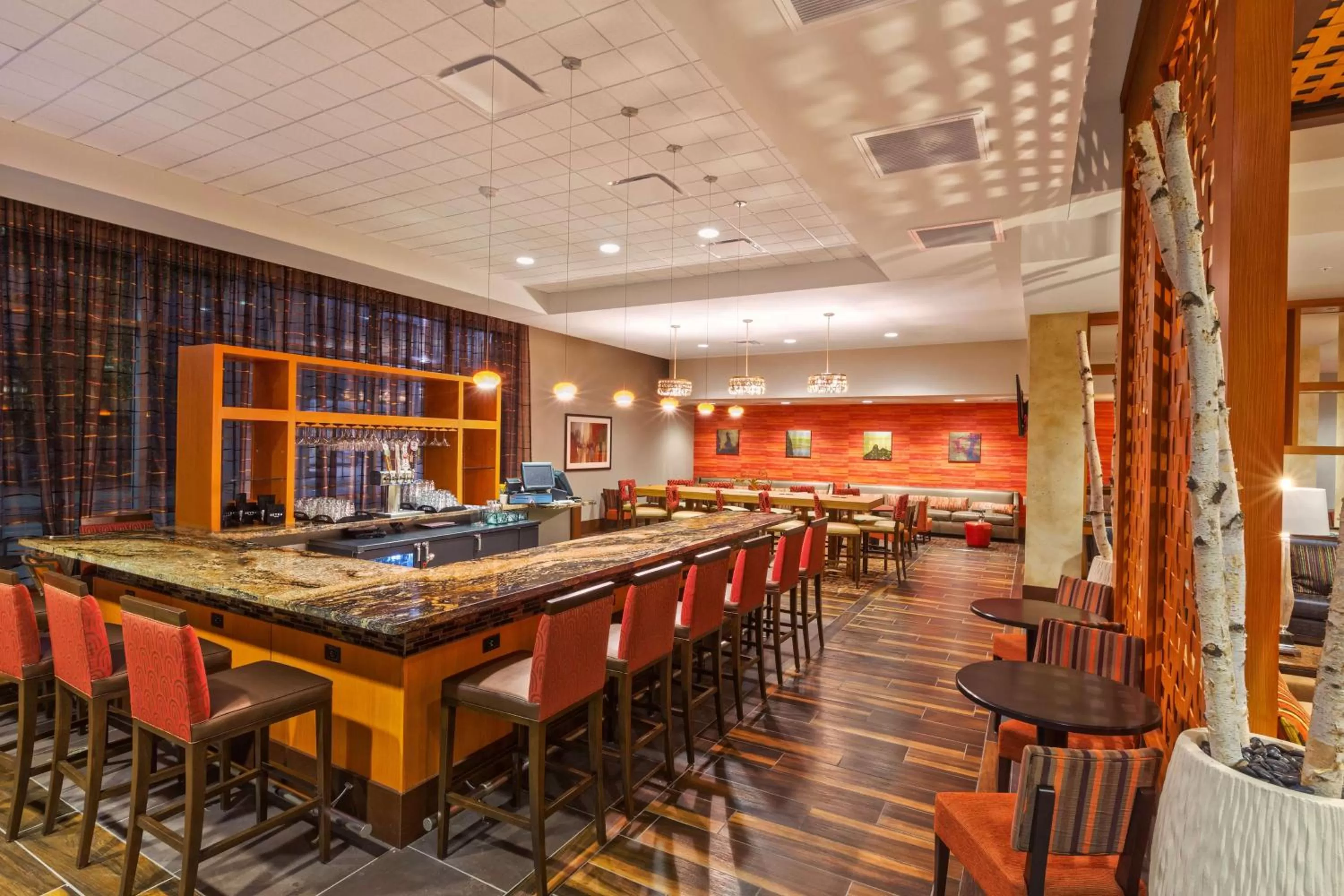Lounge or bar in Hampton Inn Houston Downtown