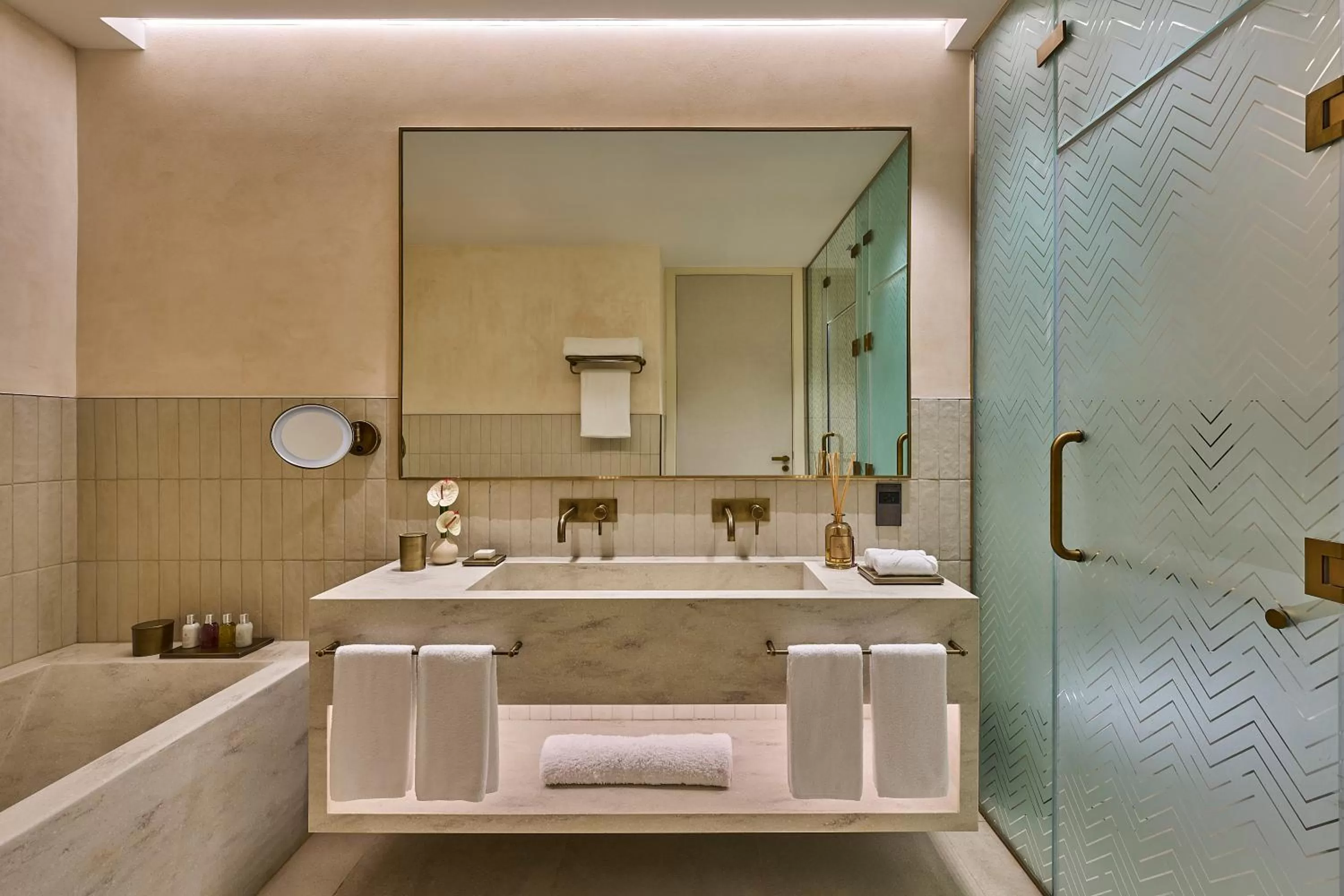 Bathroom in ERTH Abu Dhabi Hotel