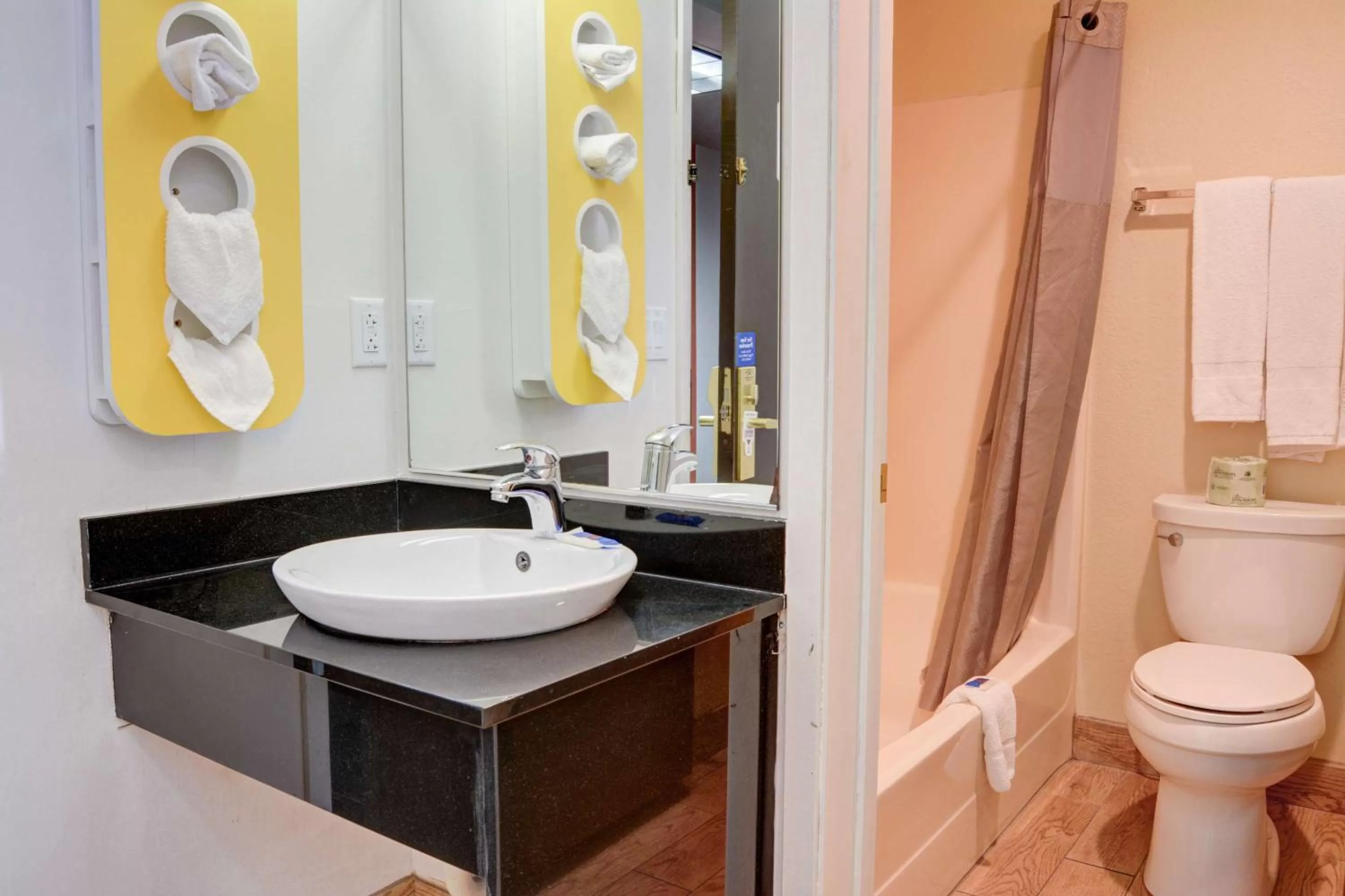 Toilet in Motel 6-The Dalles, OR