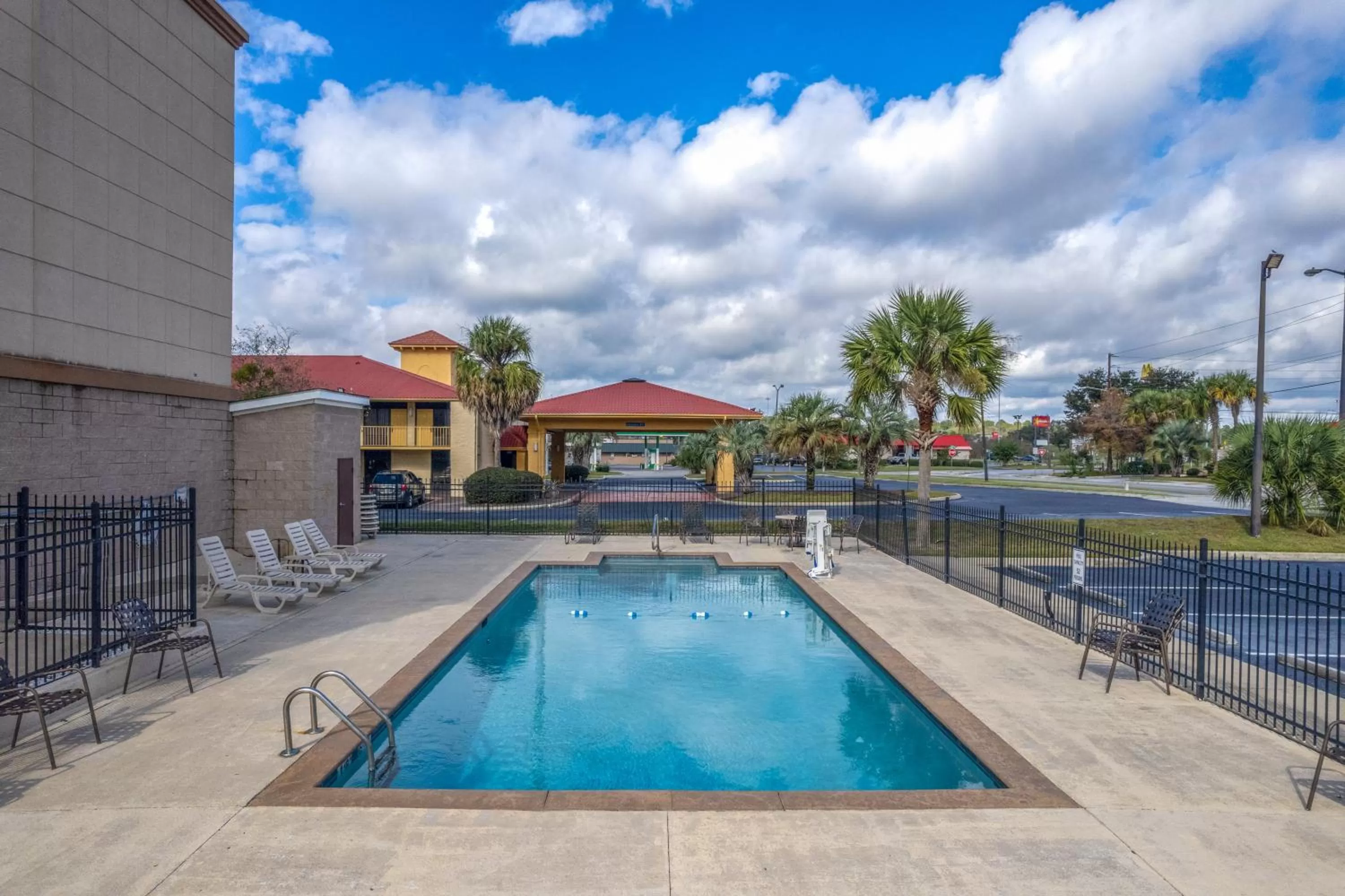 Pool view in Baymont by Wyndham Savannah South