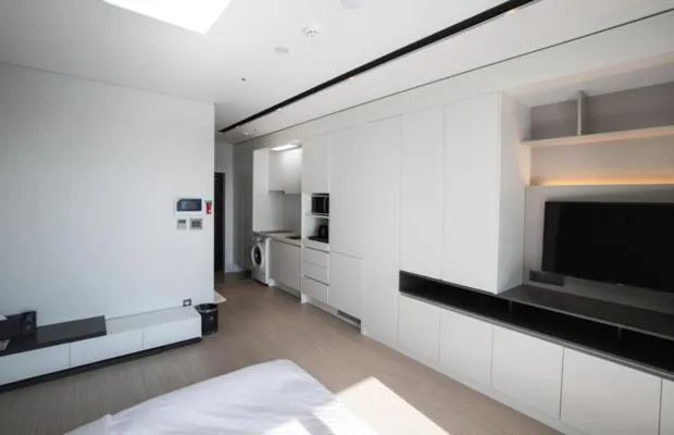 Bed in Sunrise Hotel Sokcho