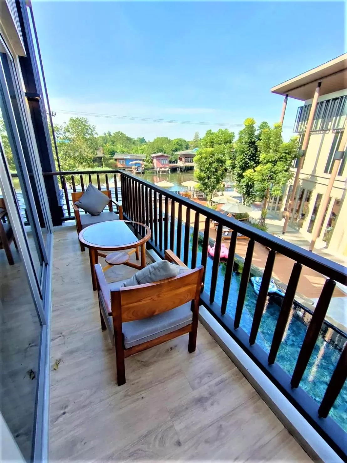 Balcony/Terrace in W1Bangkoknoi Hotel