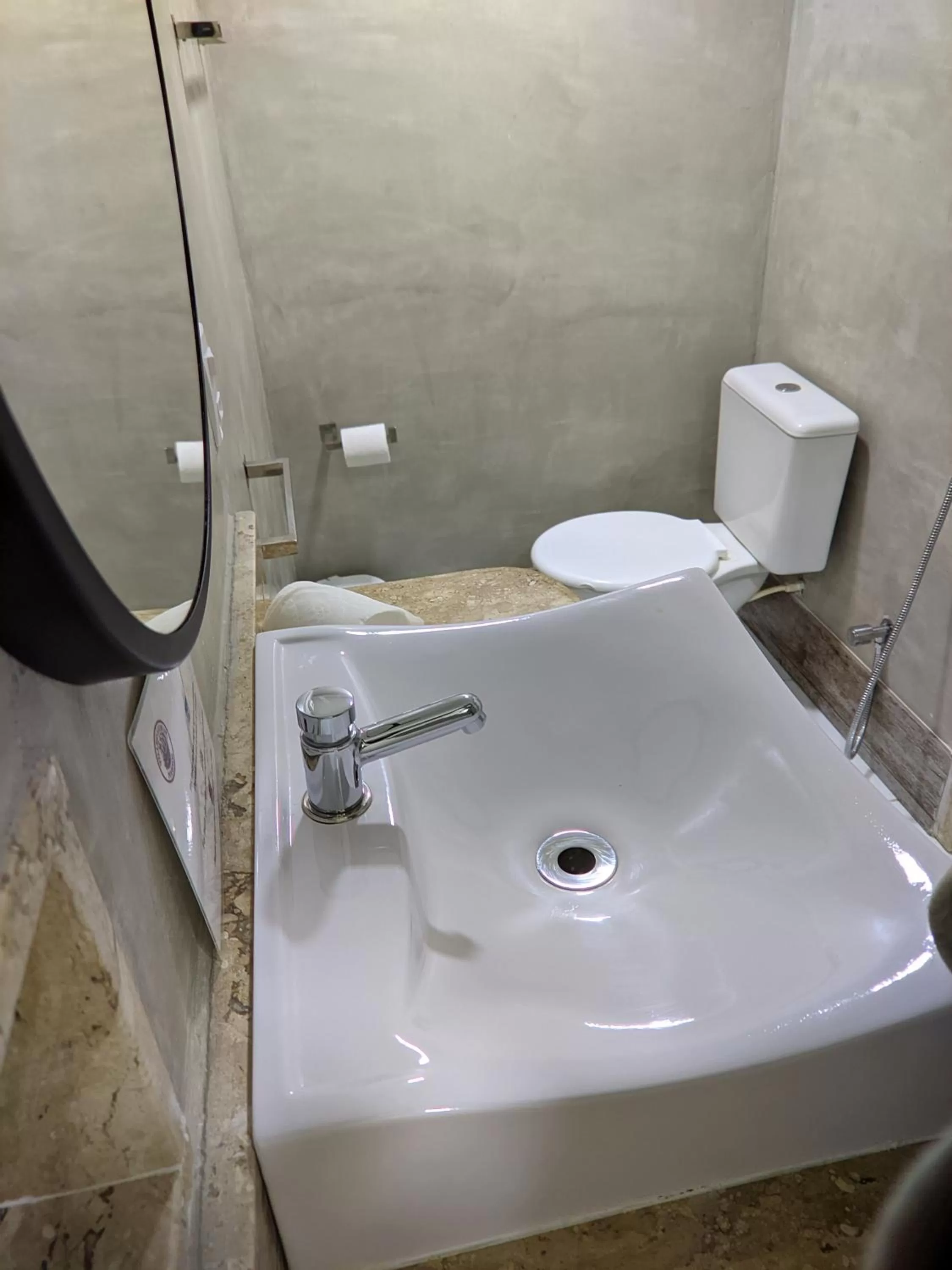 Bathroom in Pousada Villegaignon