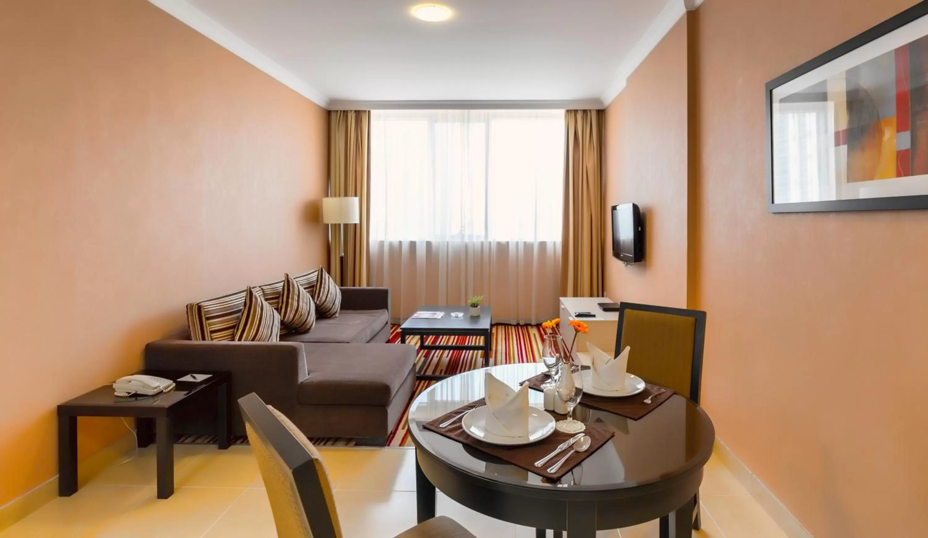 Living room in Executive Suites Abu Dhabi