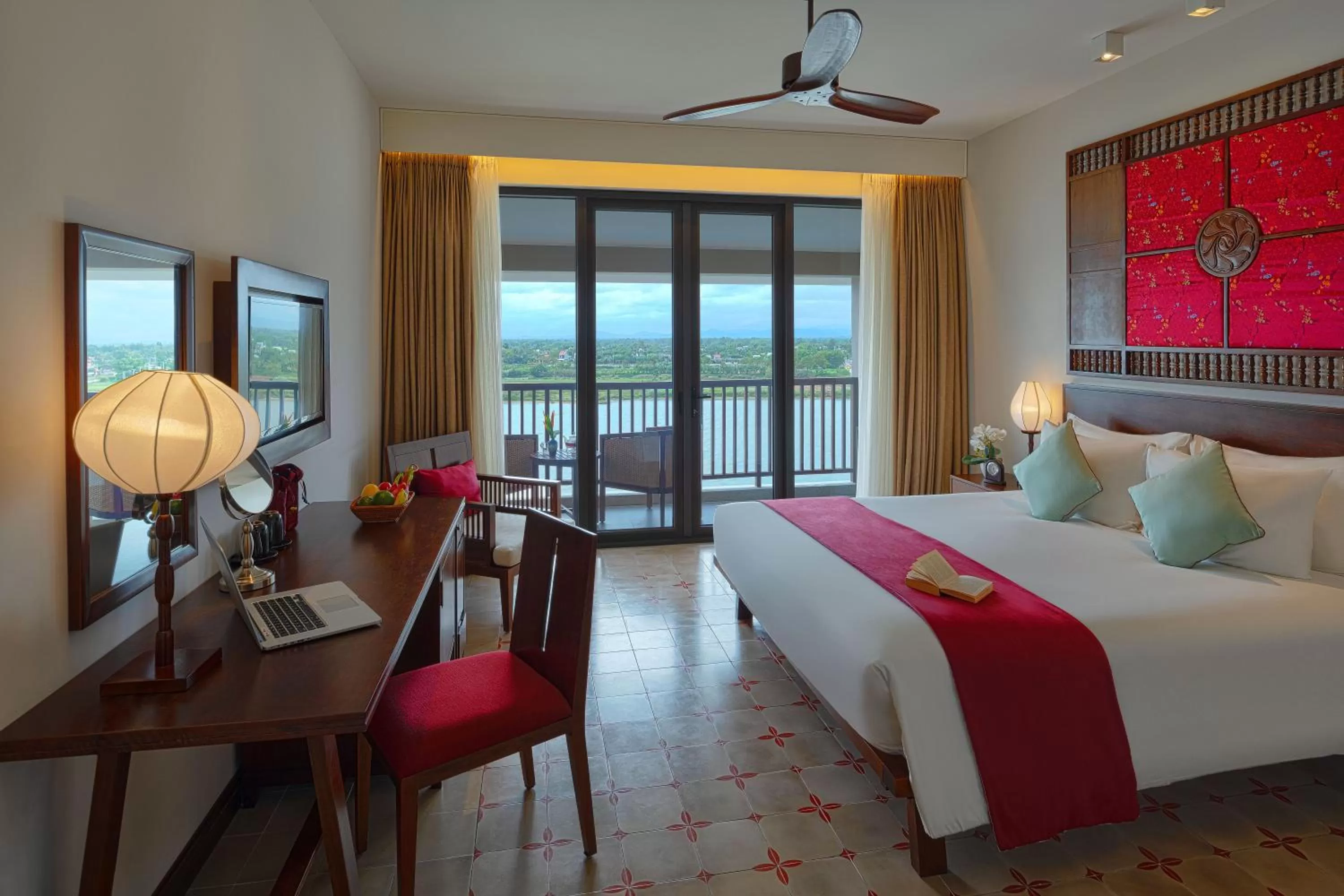 Bed in RiverTown Hoi An Resort & Spa