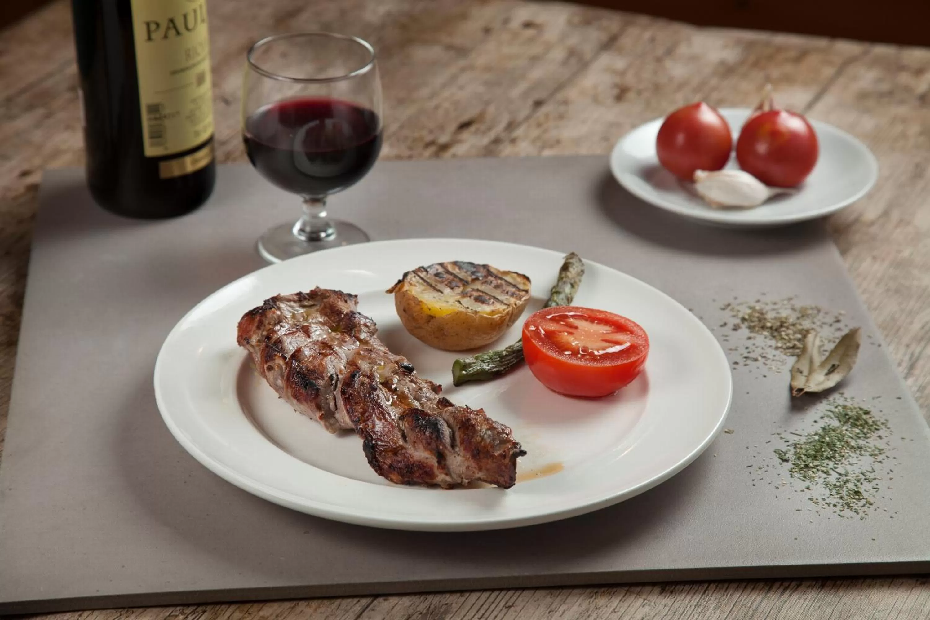 Food in Hotel Restaurant Les Brases