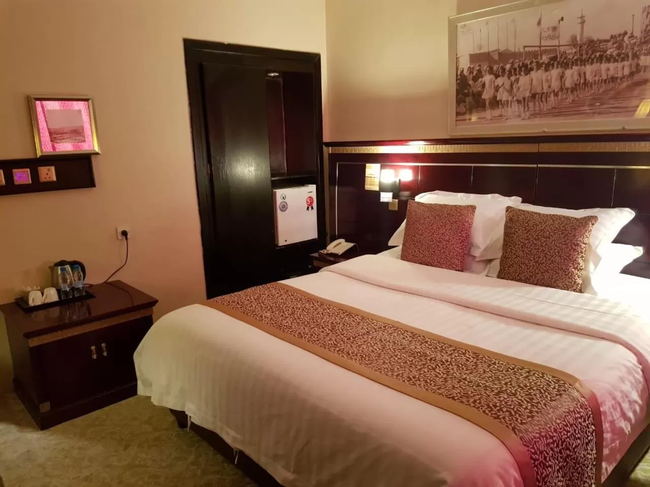 Bed in فندق شفا أبها - Shafa Abha Hotel