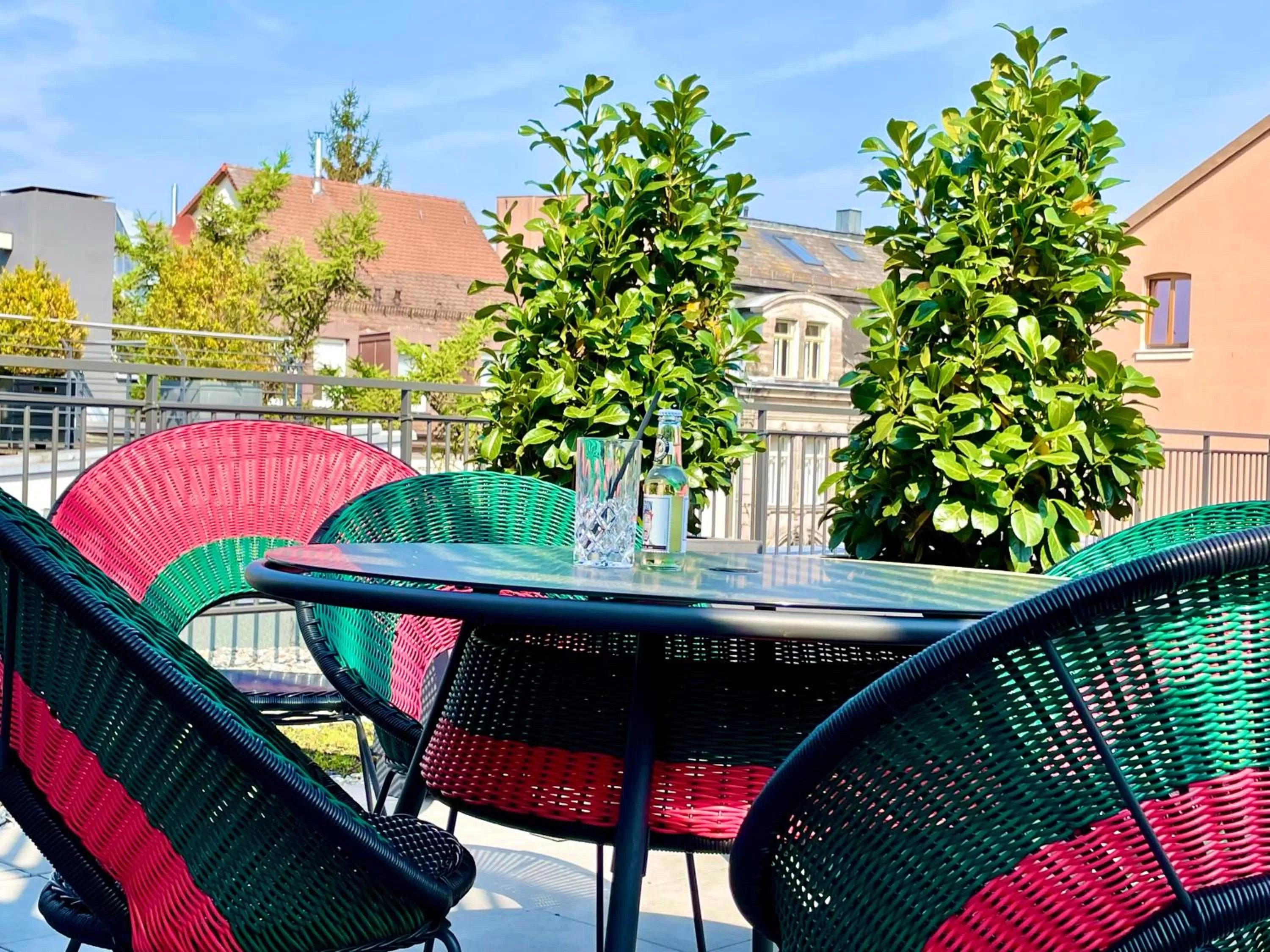 Balcony/Terrace in zeitwohnhaus SUITE-HOTEL & SERVICED APARTMENTS