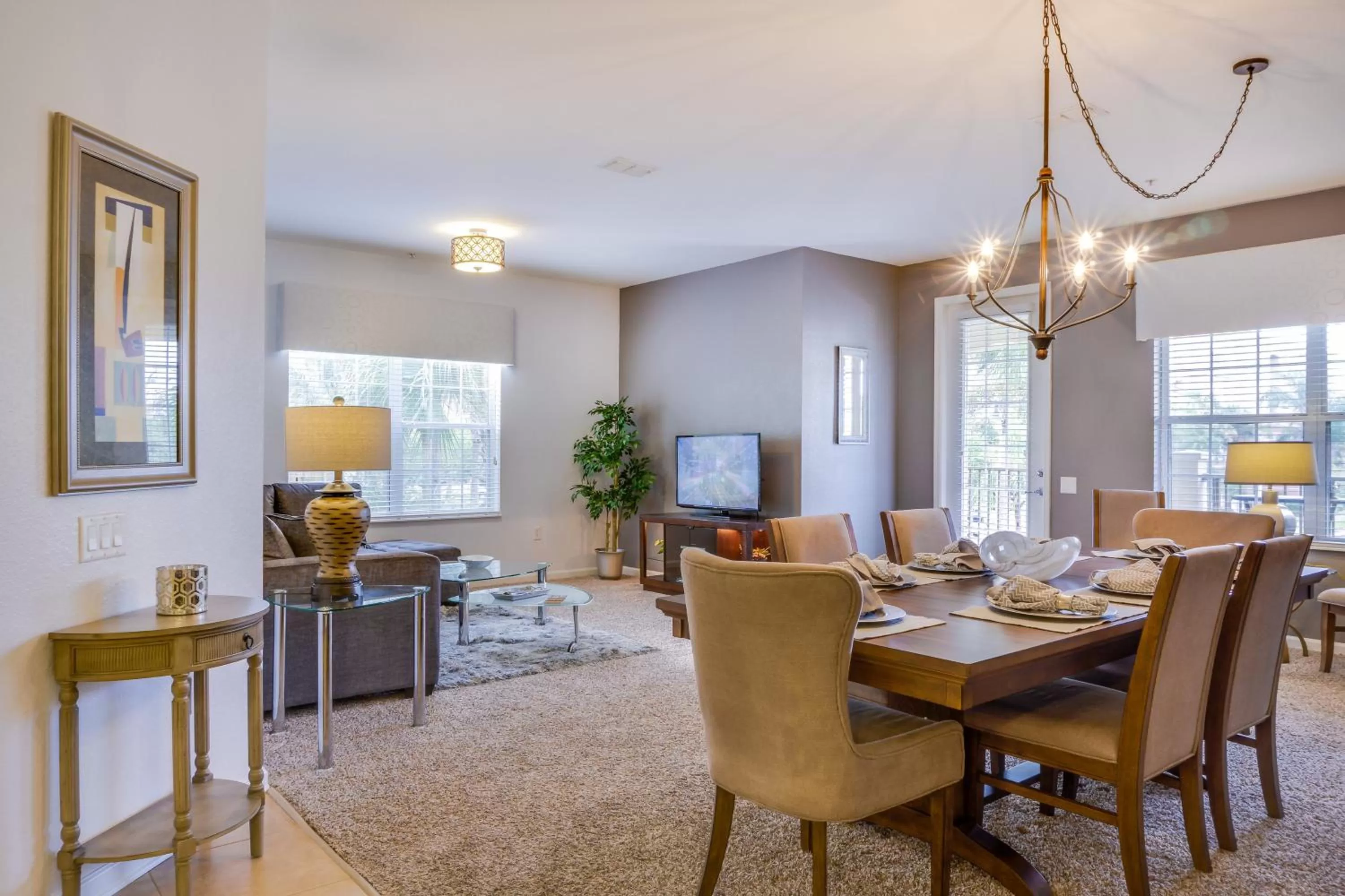 Dining area in Orlando Escape