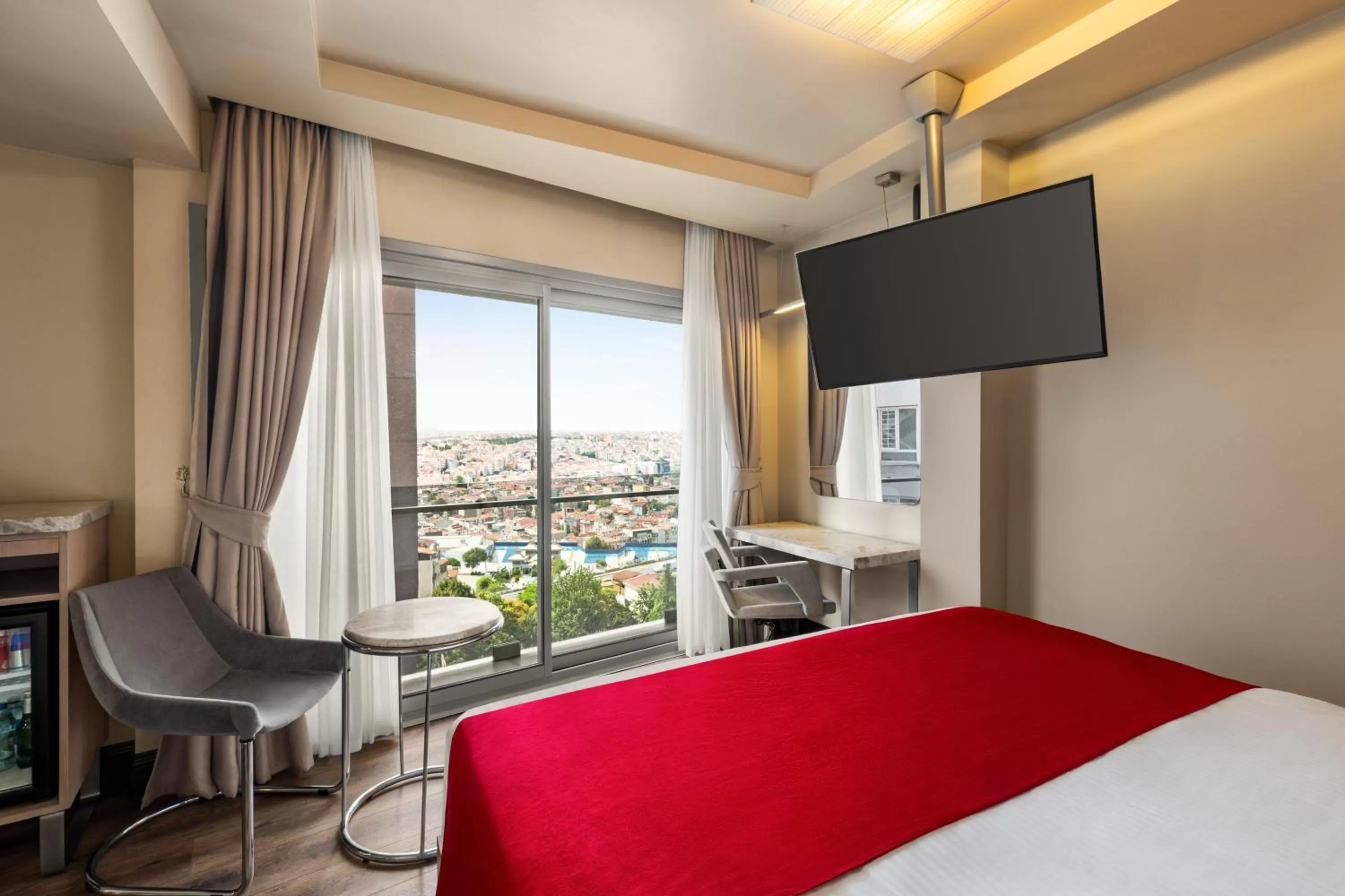 Bed in Ramada By Wyndham Istanbul Pera Taksim