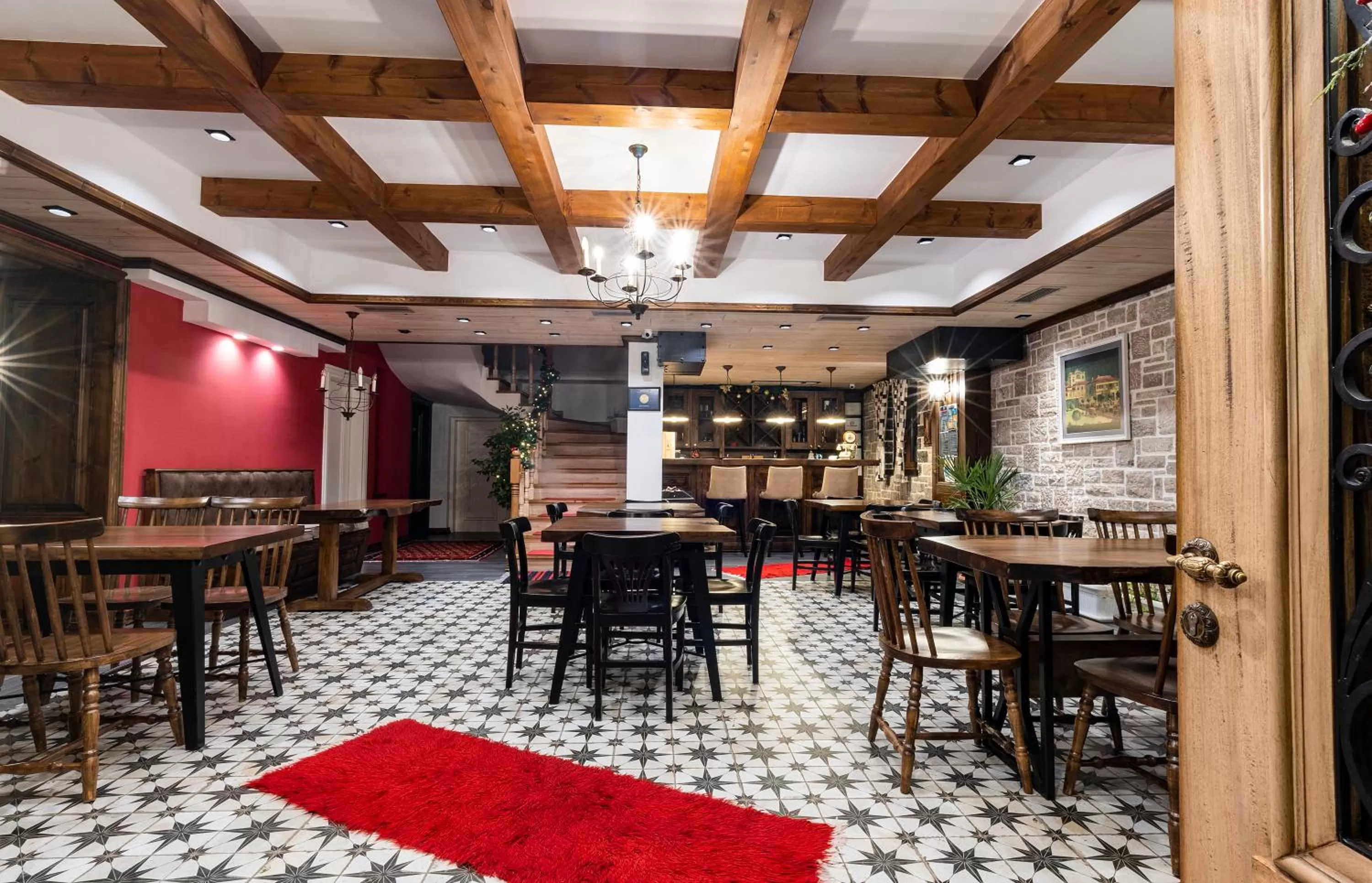 Lounge or bar in Bujtina Oxhaku