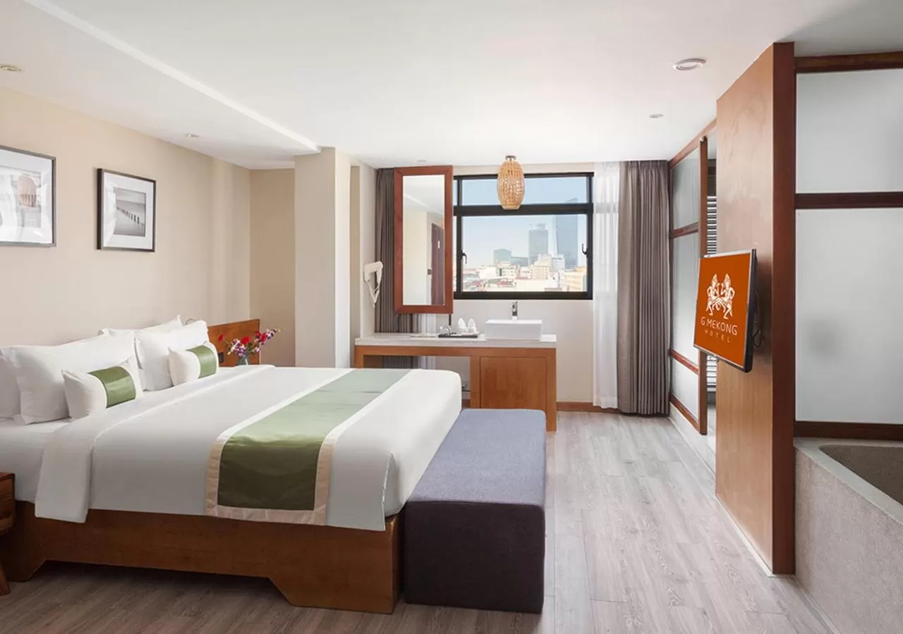 Deluxe Double Room in G Mekong Hotel Phom Penh