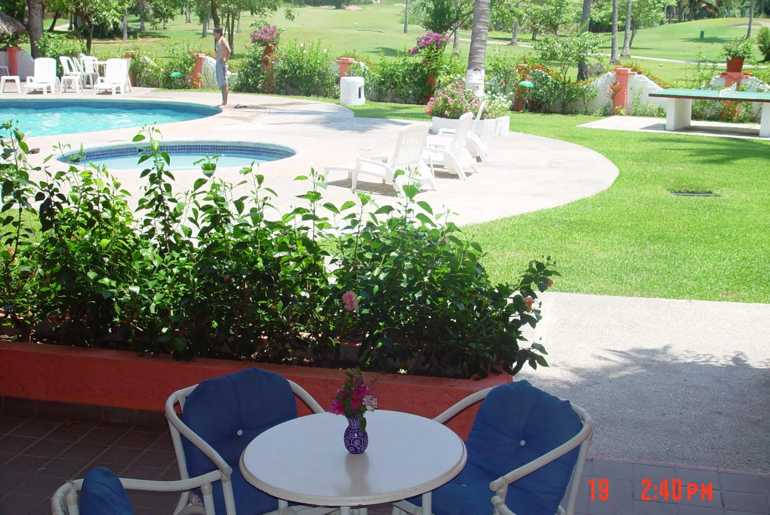 Pool view in Coral Ixtapa