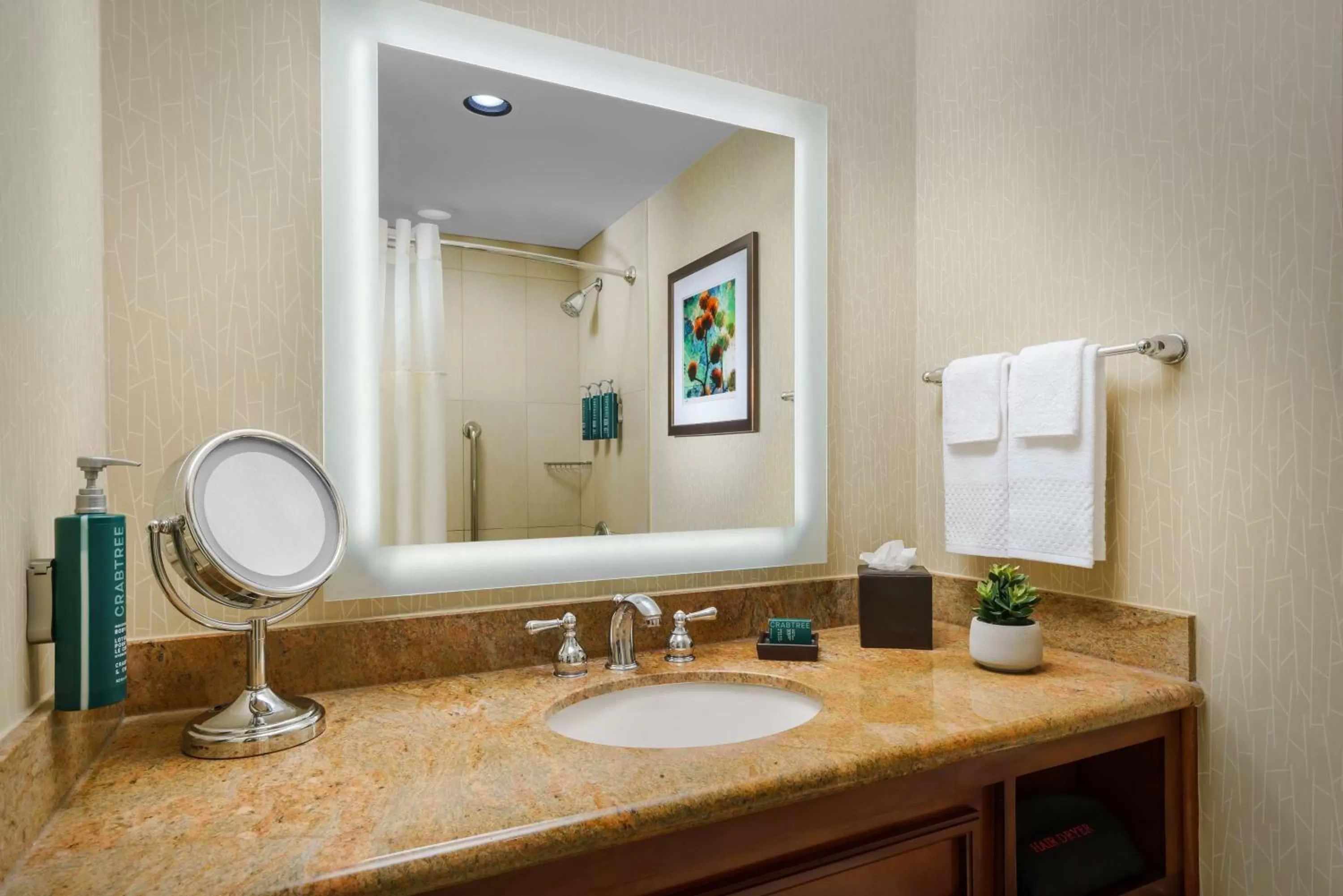 Bathroom in Hilton Phoenix Airport