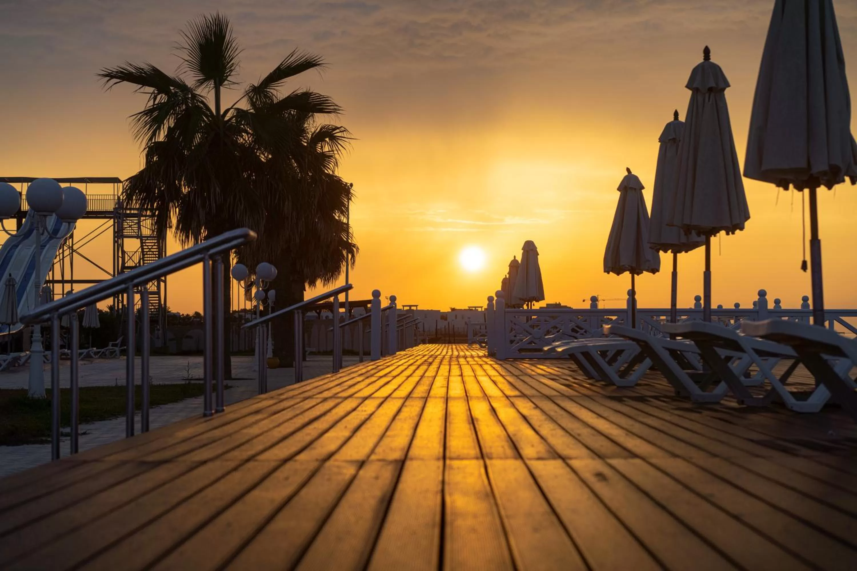 Sunrise in Khayam Garden Beach Resort & Spa