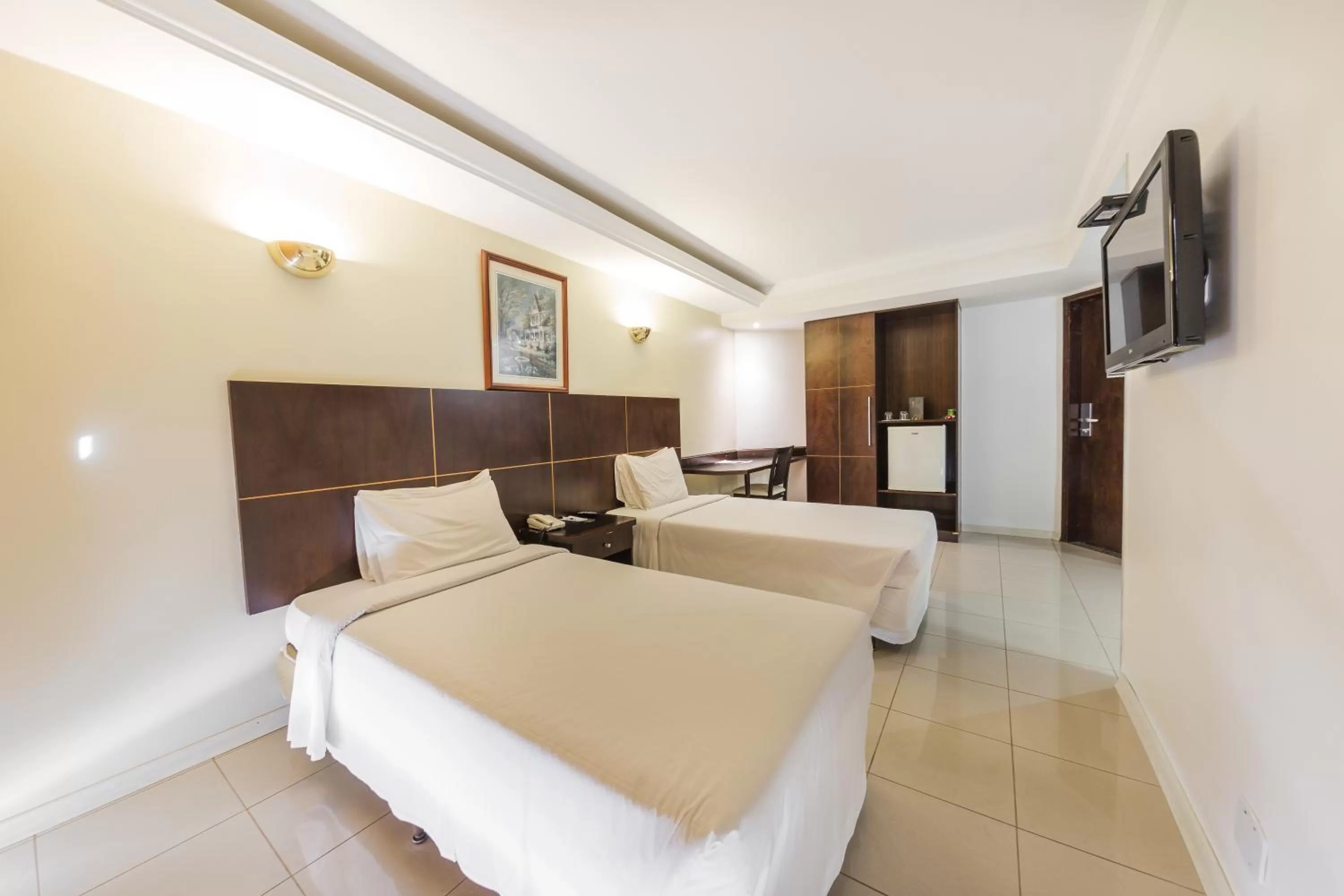 Bed in Phenícia Bittar Hotel