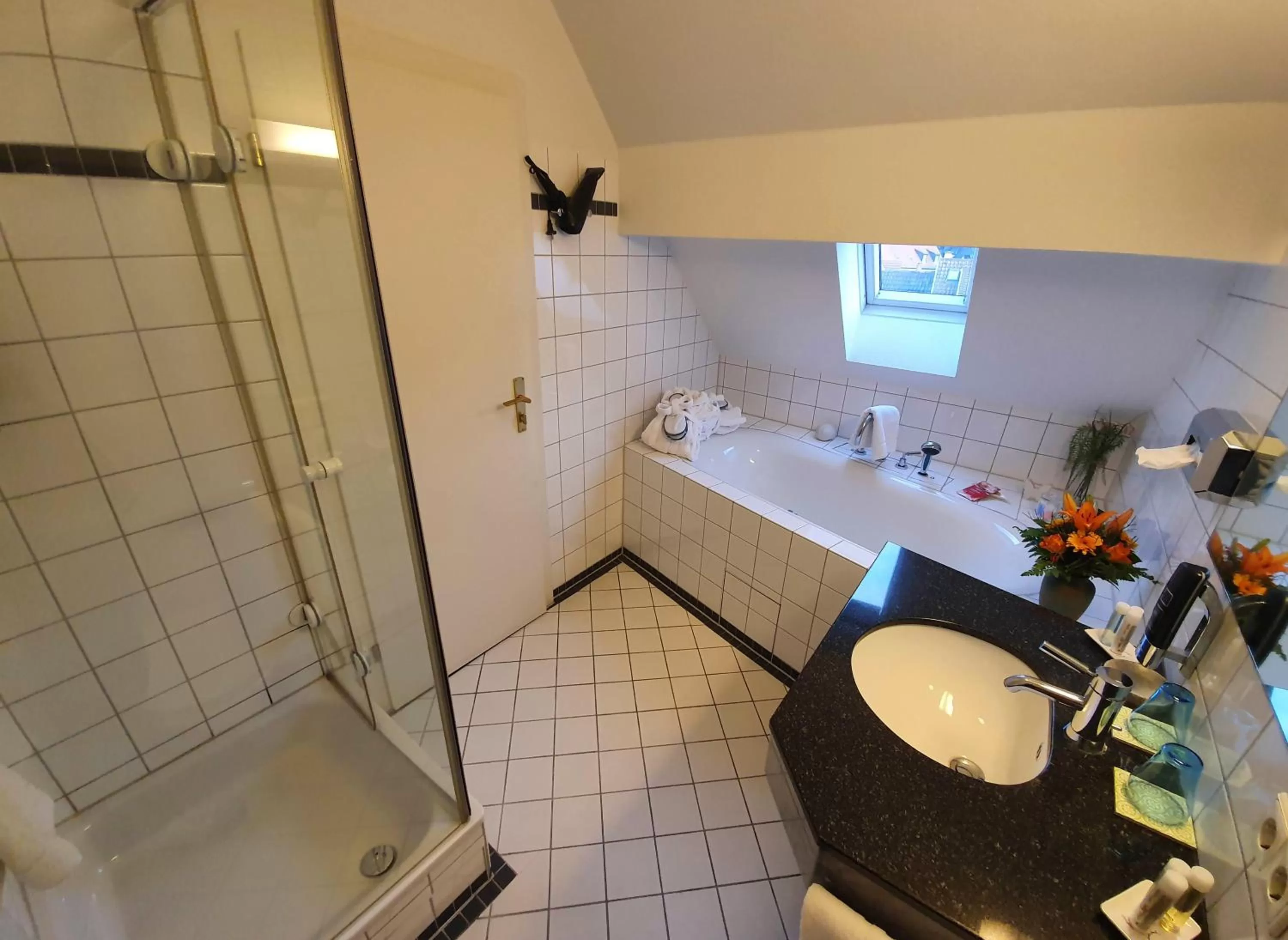 Bathroom in Hotel Goldener Falke