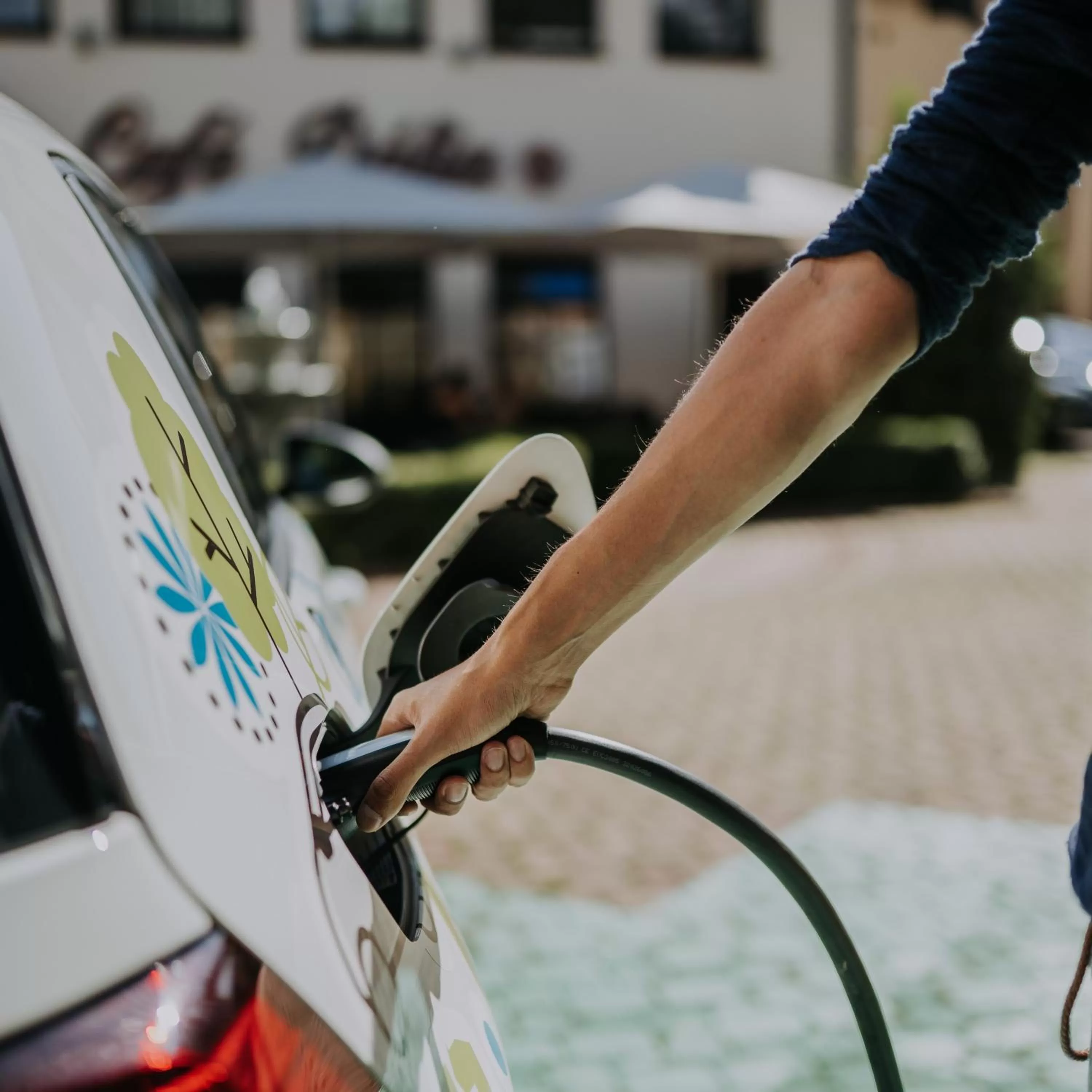 Parking in Eco Friendly Hotel Dália