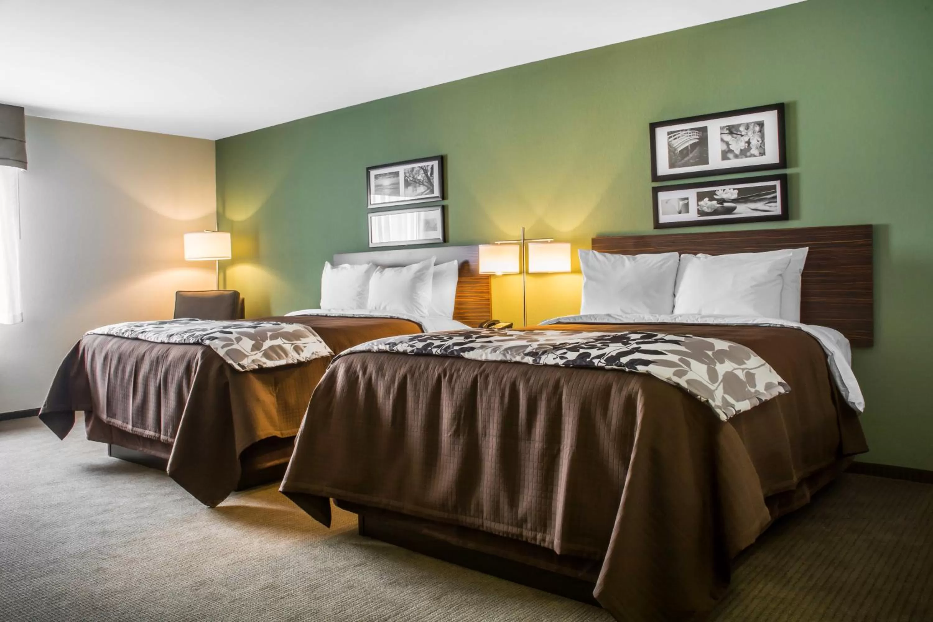 Bedroom, Bed in Sleep Inn & Suites Syracuse Airport