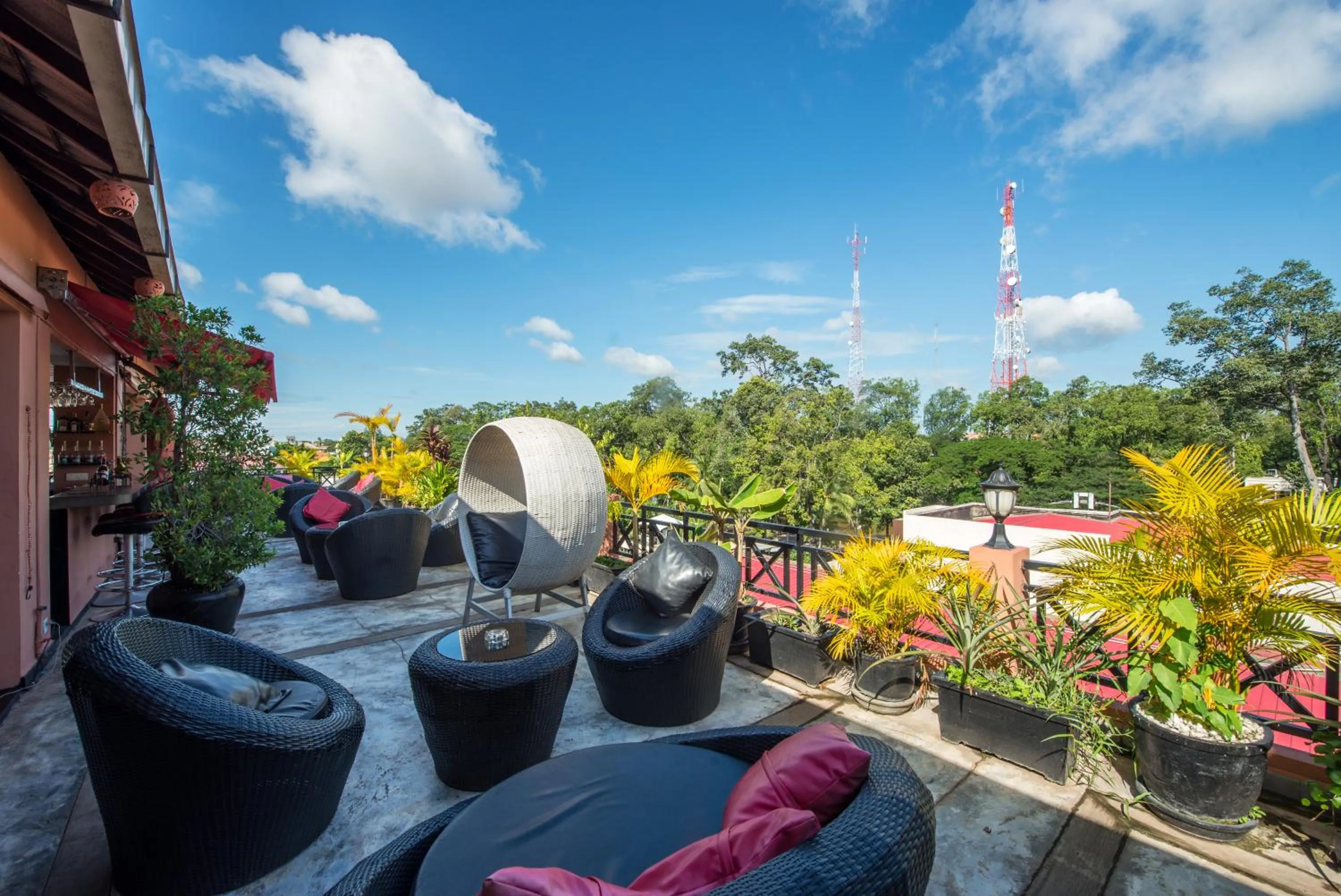 Balcony/Terrace in Angkor Panoramic Boutique Hotel