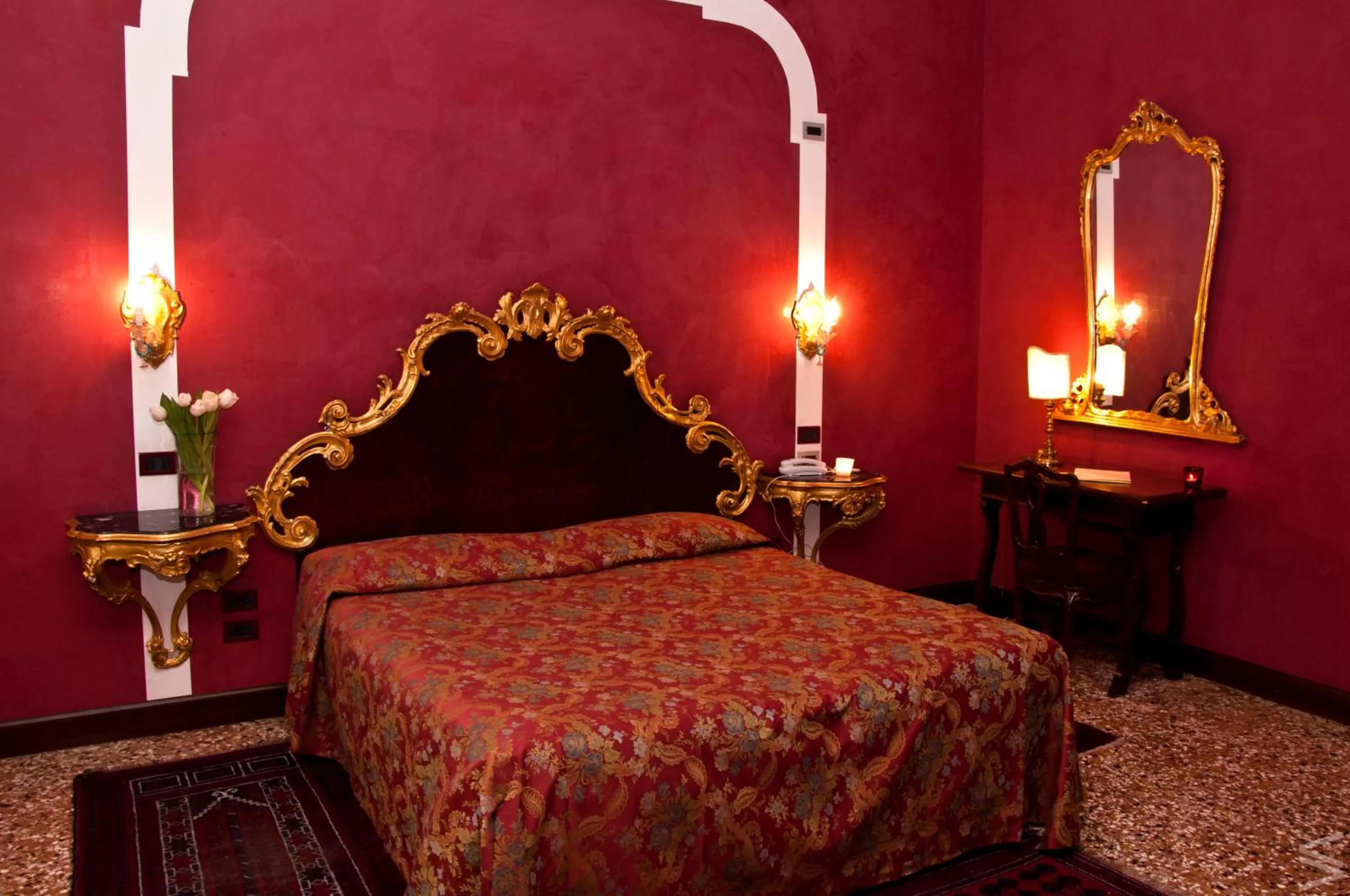 Bed in Residenza d'Epoca San Cassiano
