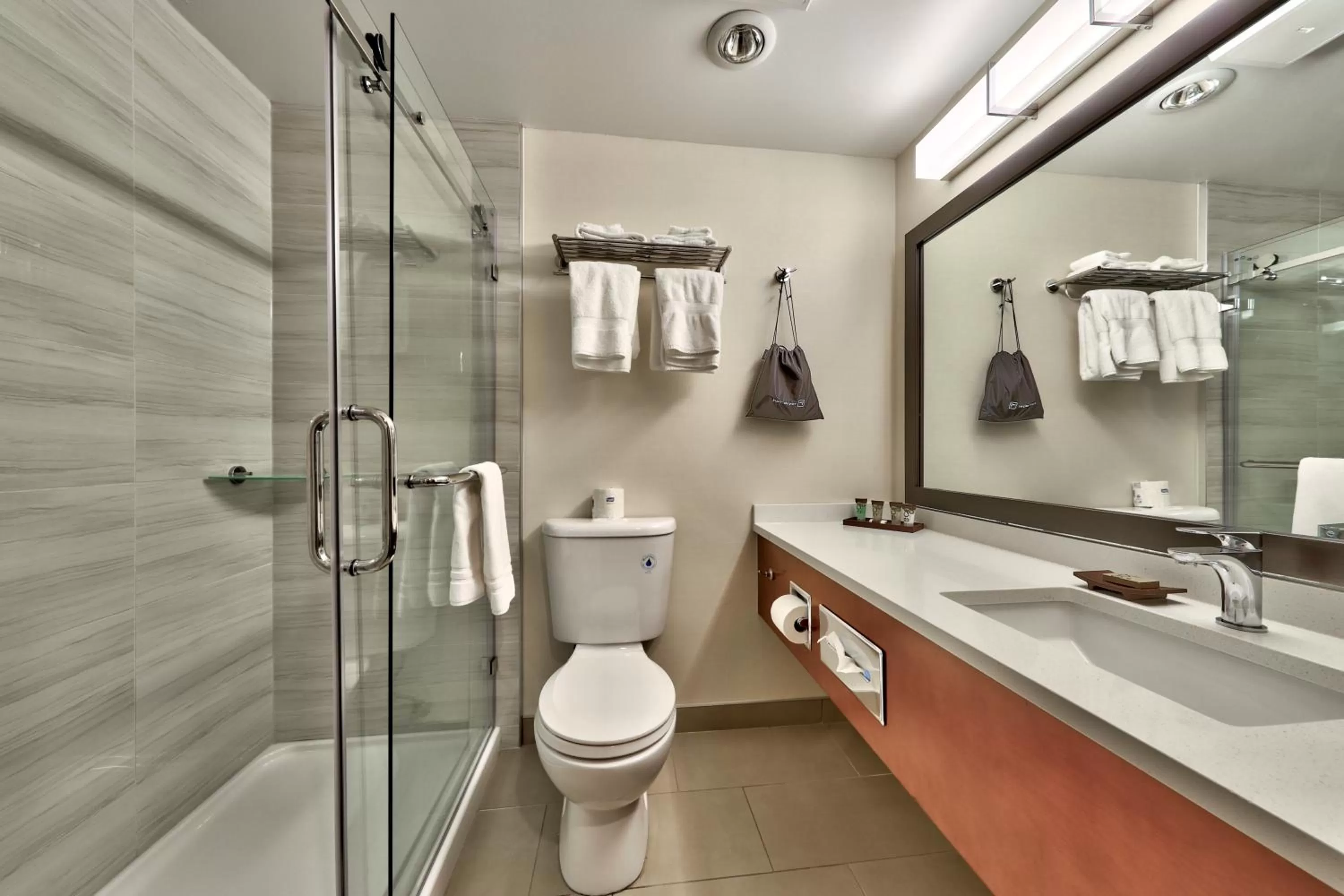 Shower in Sun Peaks Lodge