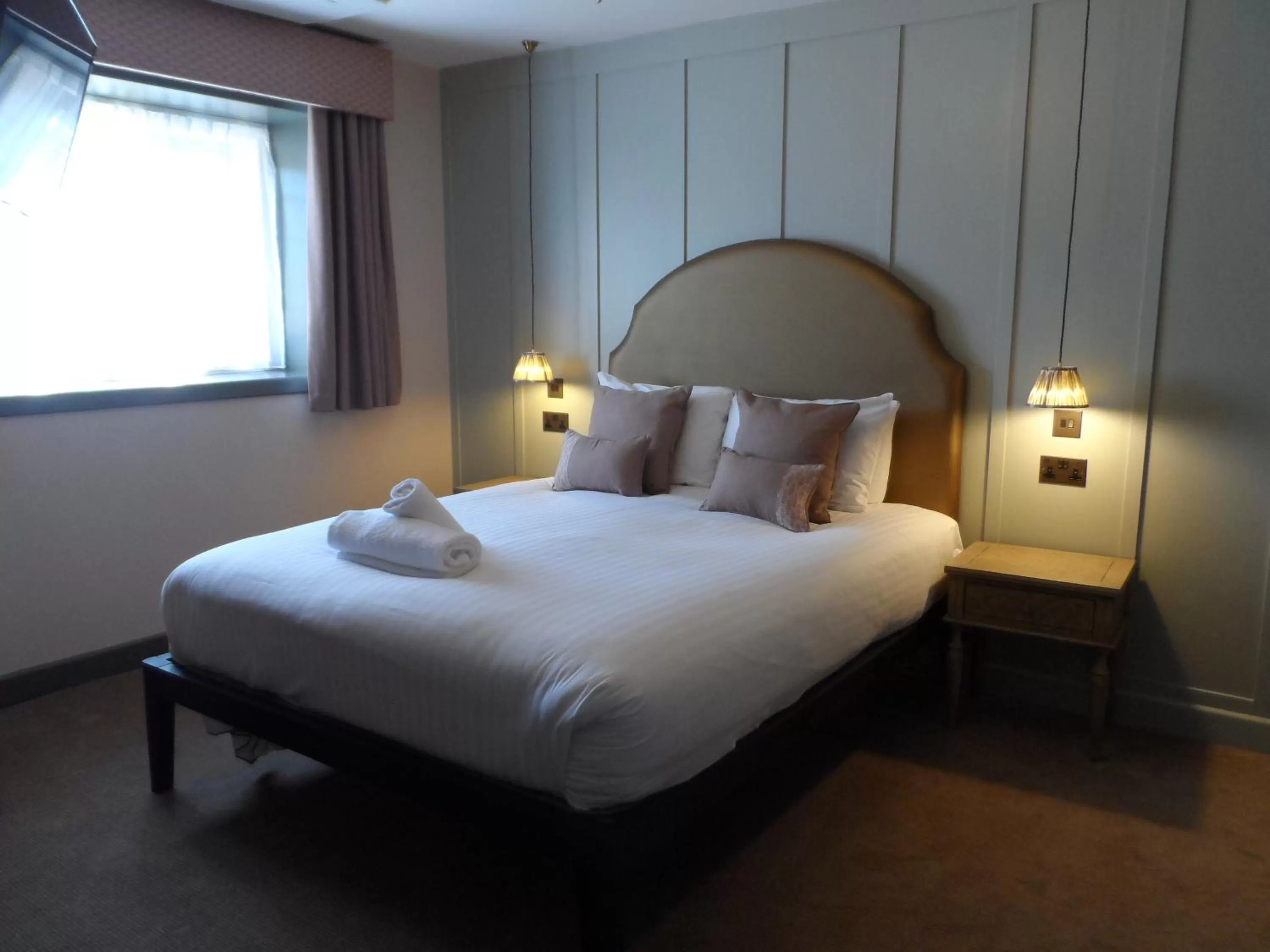 Bed in Stanton House Hotel